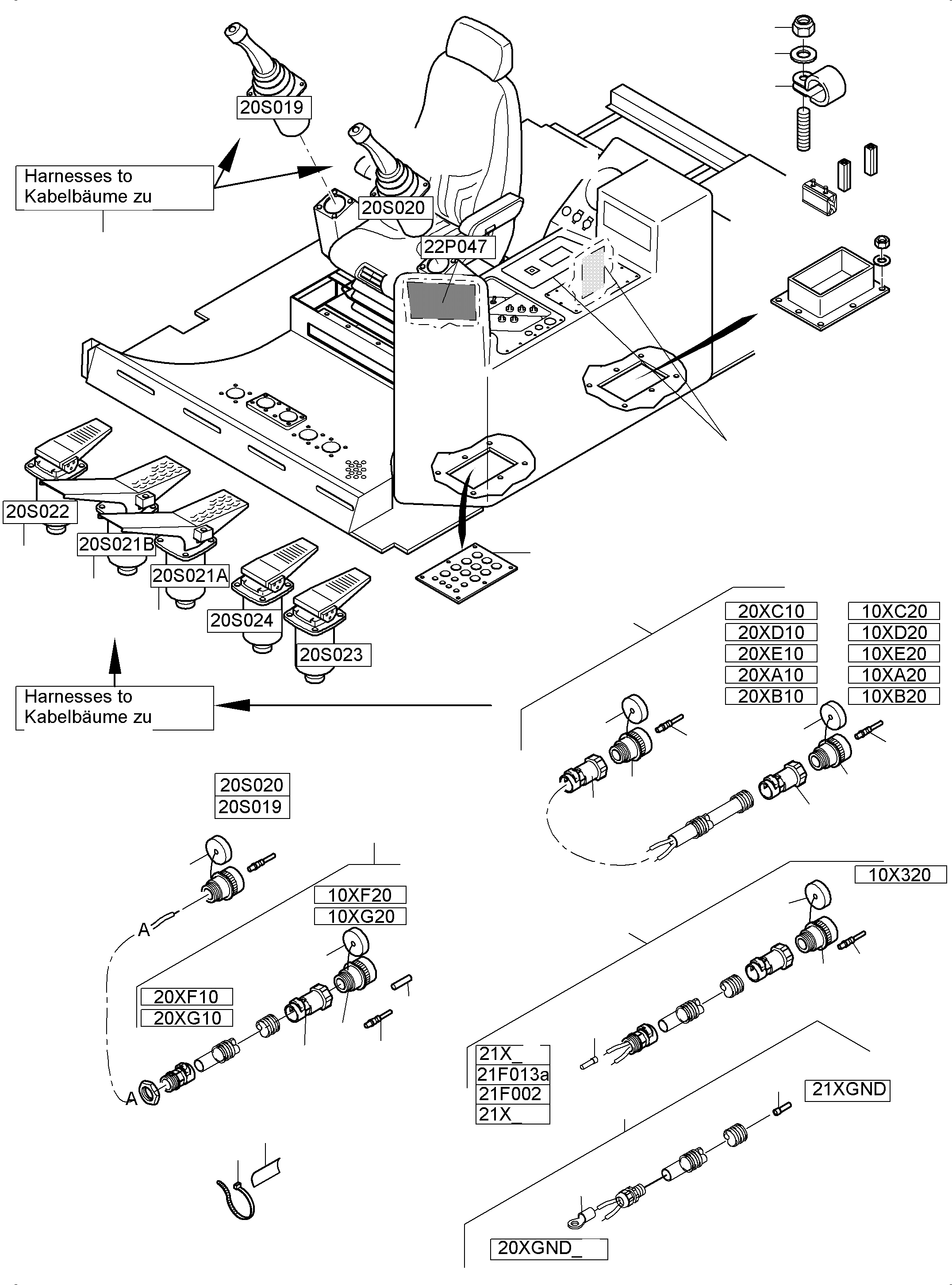 Пробка 941 428 40 KOMATSU