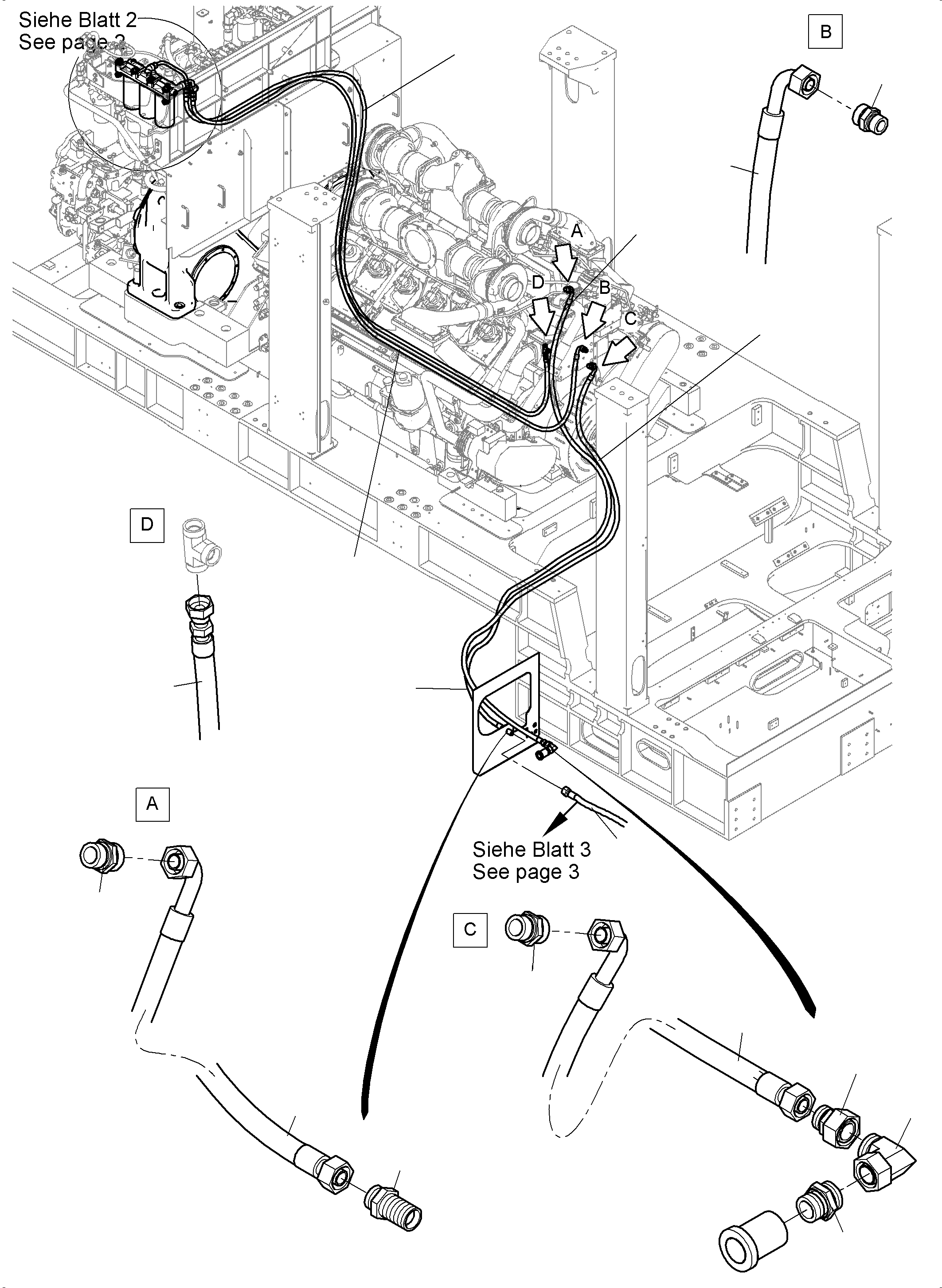 Fuel filter (CU-engine) 790 626 73 KOMATSU