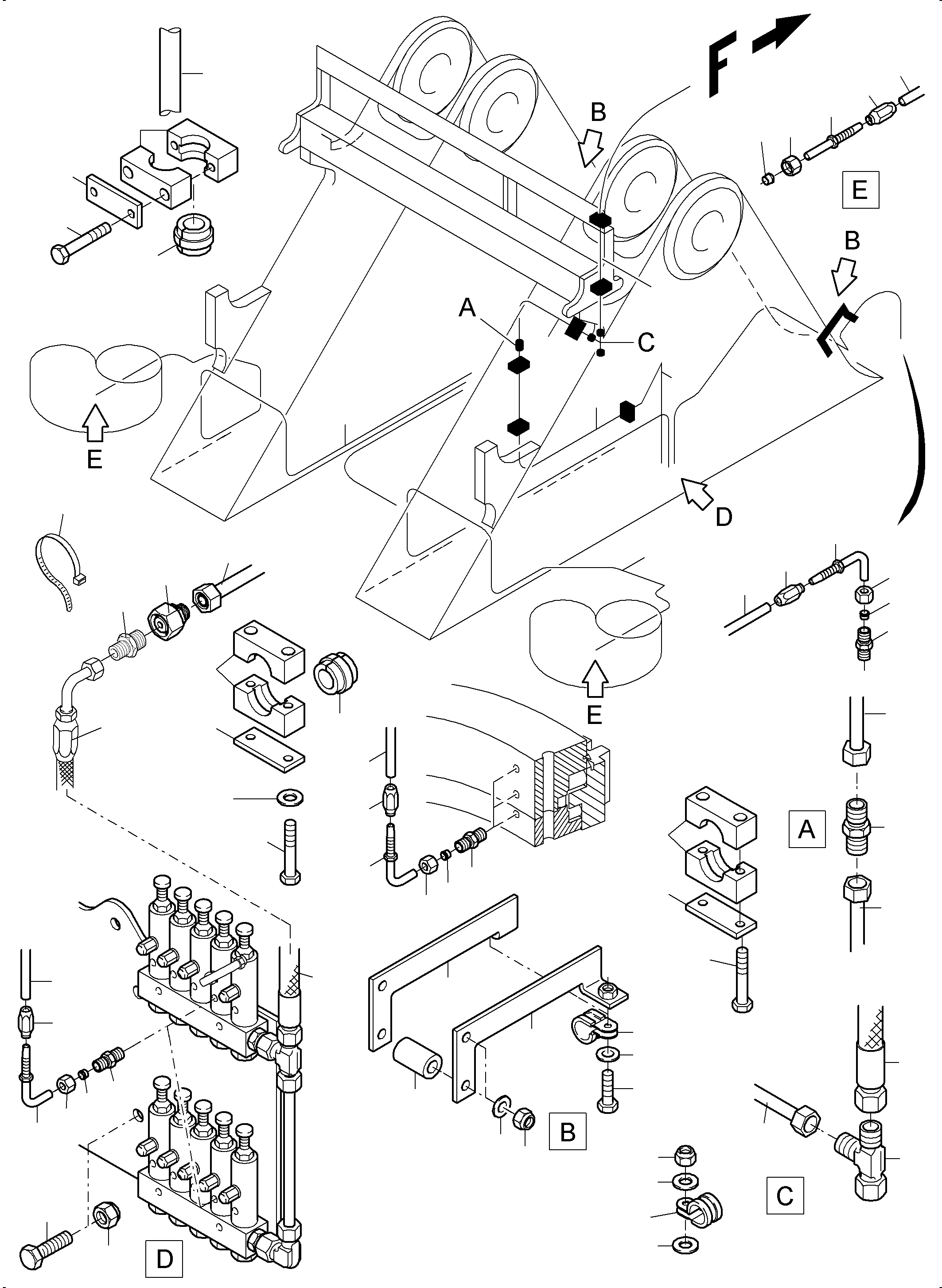 Труба 993 852 40 KOMATSU