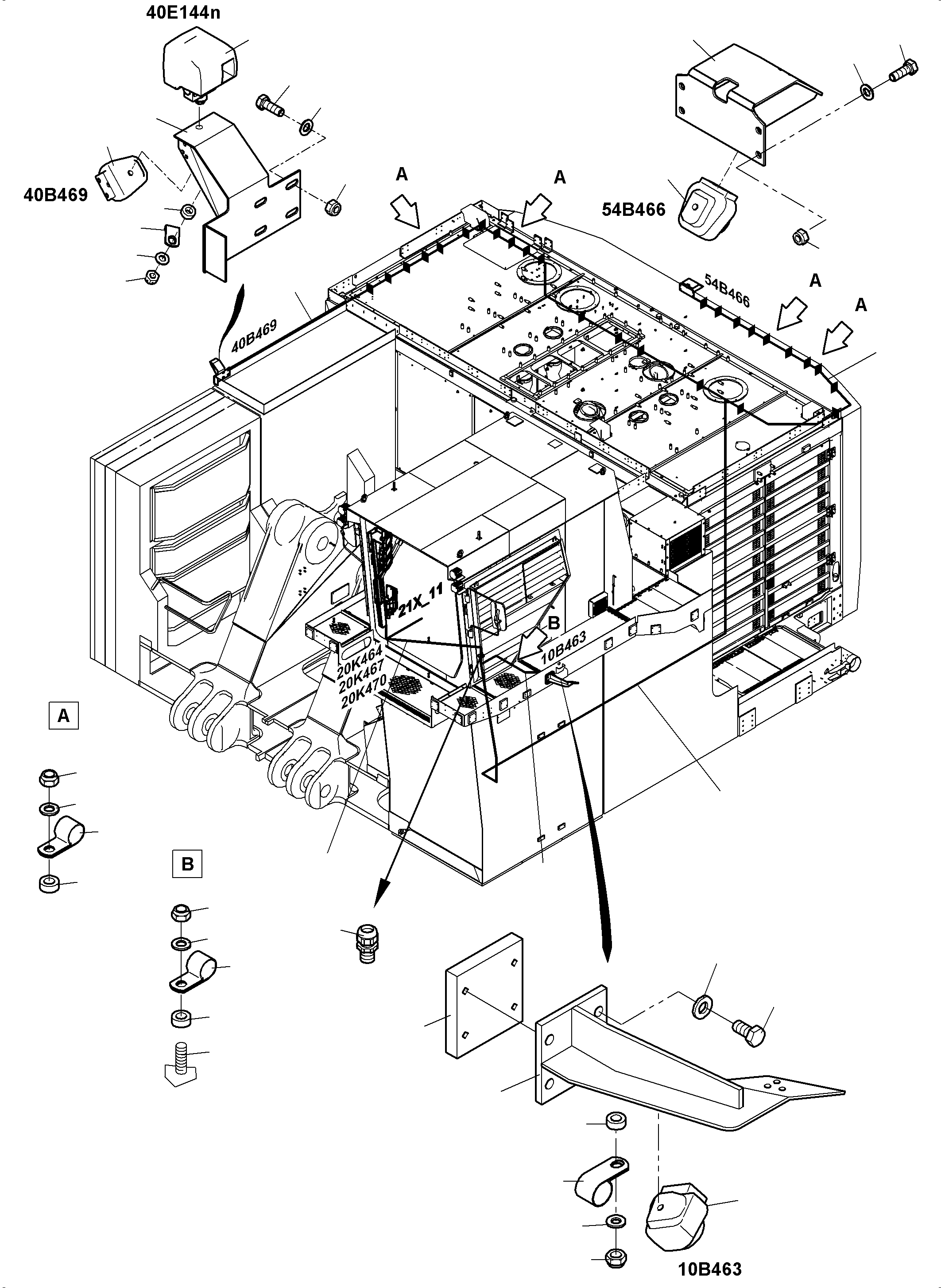 Socket housing 999 147 40 KOMATSU
