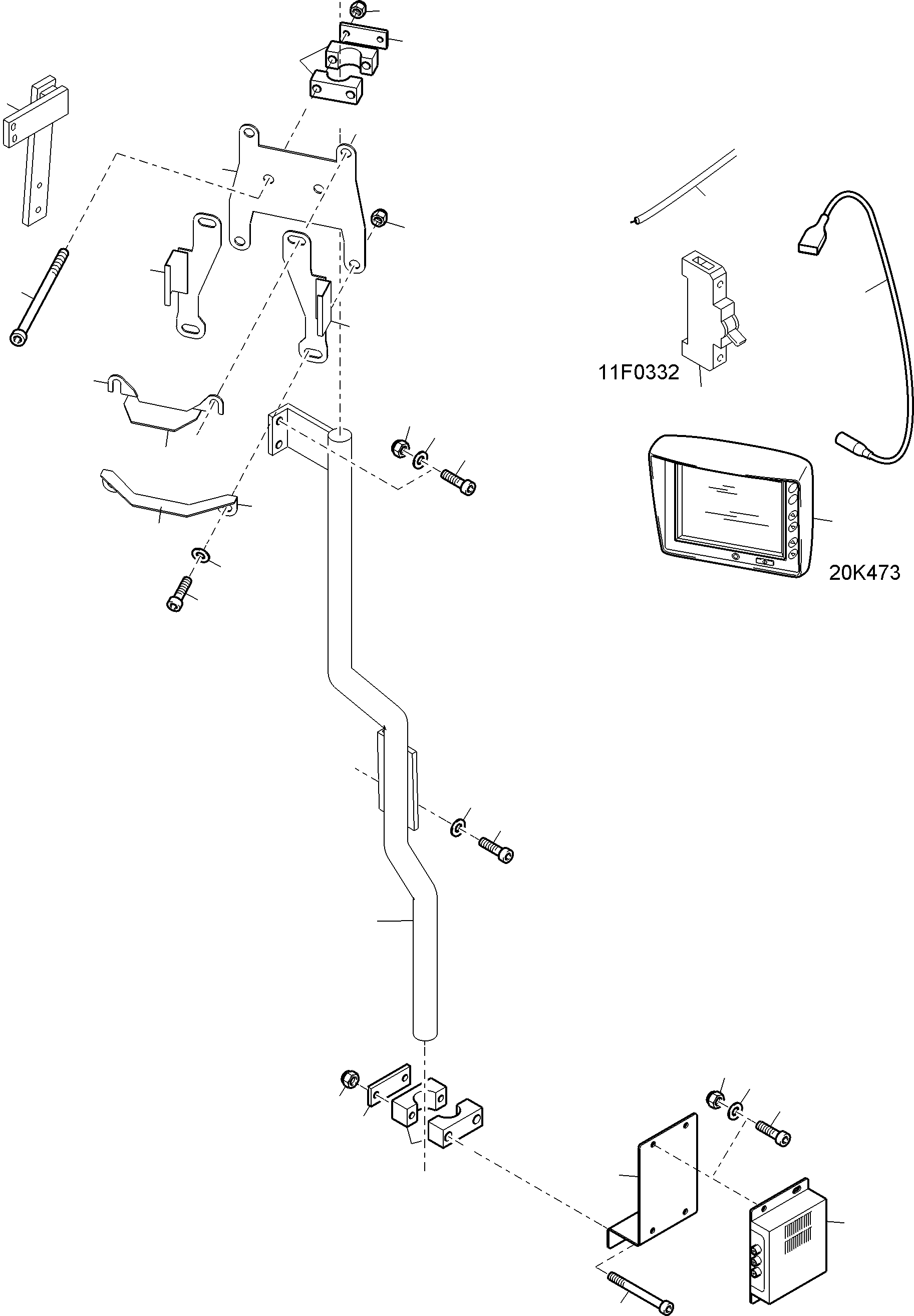 Harness camera 21m 966 065 40 KOMATSU