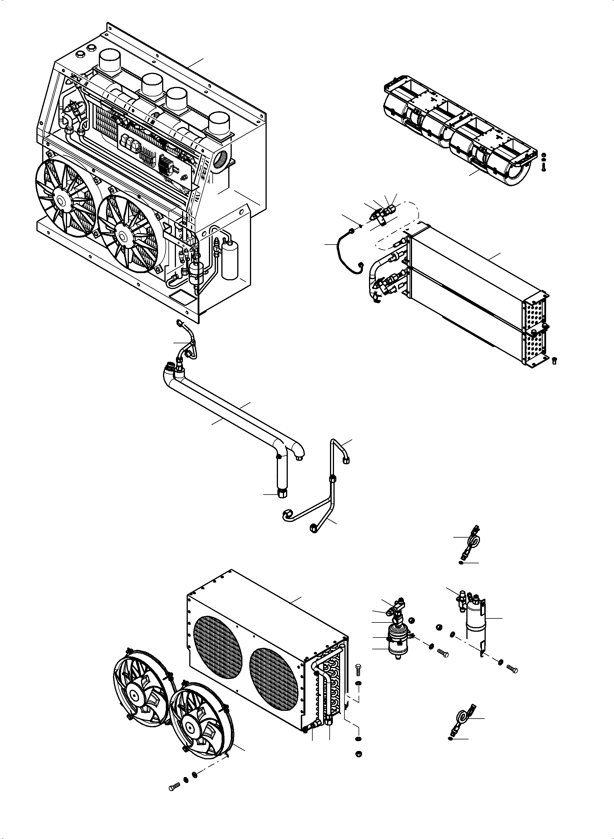 Evaporator unit 813 472 73 KOMATSU
