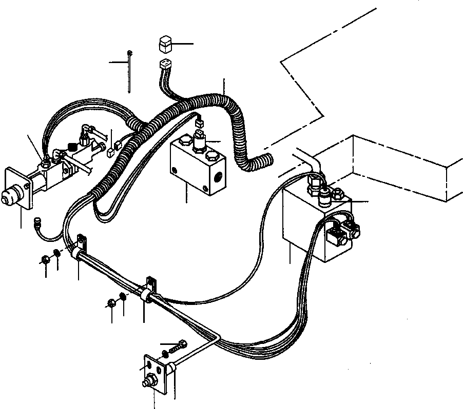 PLATE, SWITCH MOUNTING 1432 482 H1 KOMATSU