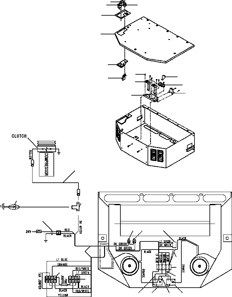CONNECTOR, 3-WAY 140 601 KOMATSU