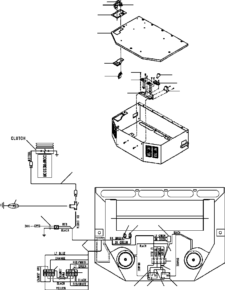 KNOB, TEMPERATURE CONTROL 418-742-A490 KOMATSU