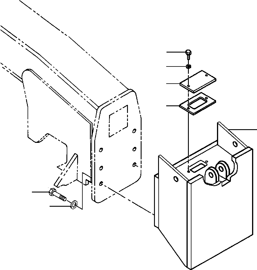 PLATE, PUSH - 2000 LBS. 1439 902 H91 KOMATSU