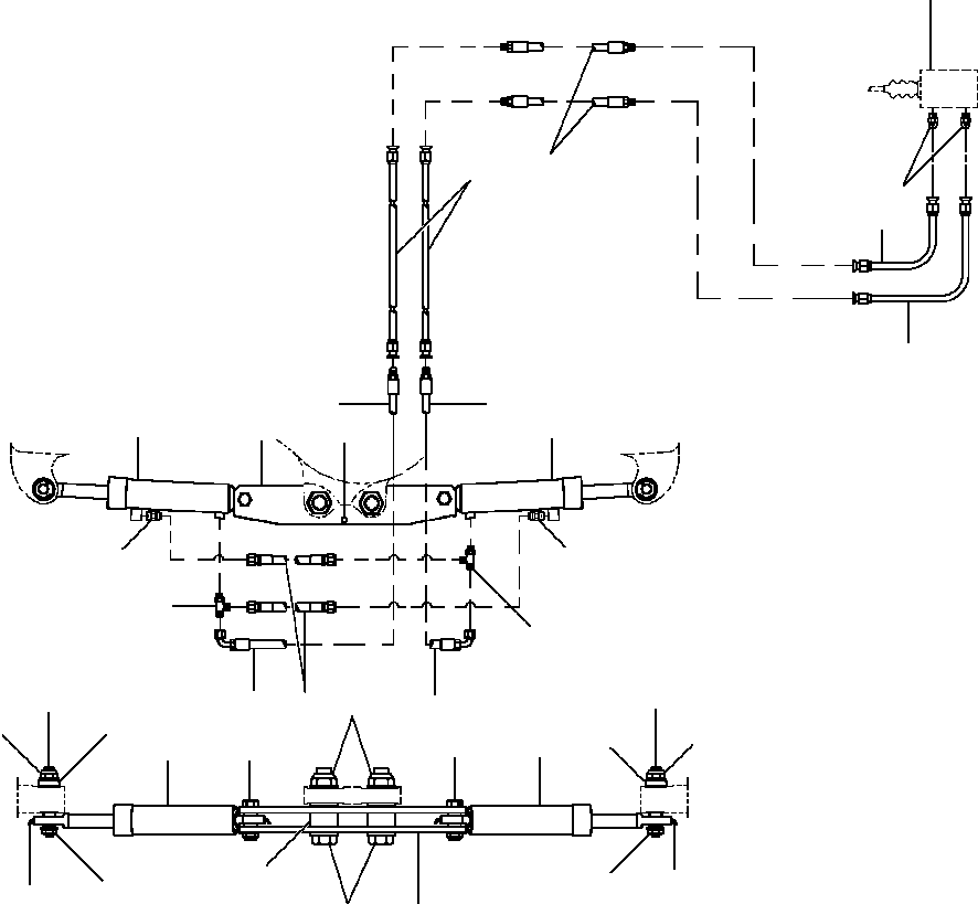 PIN, STEERING 1437 386 KOMATSU