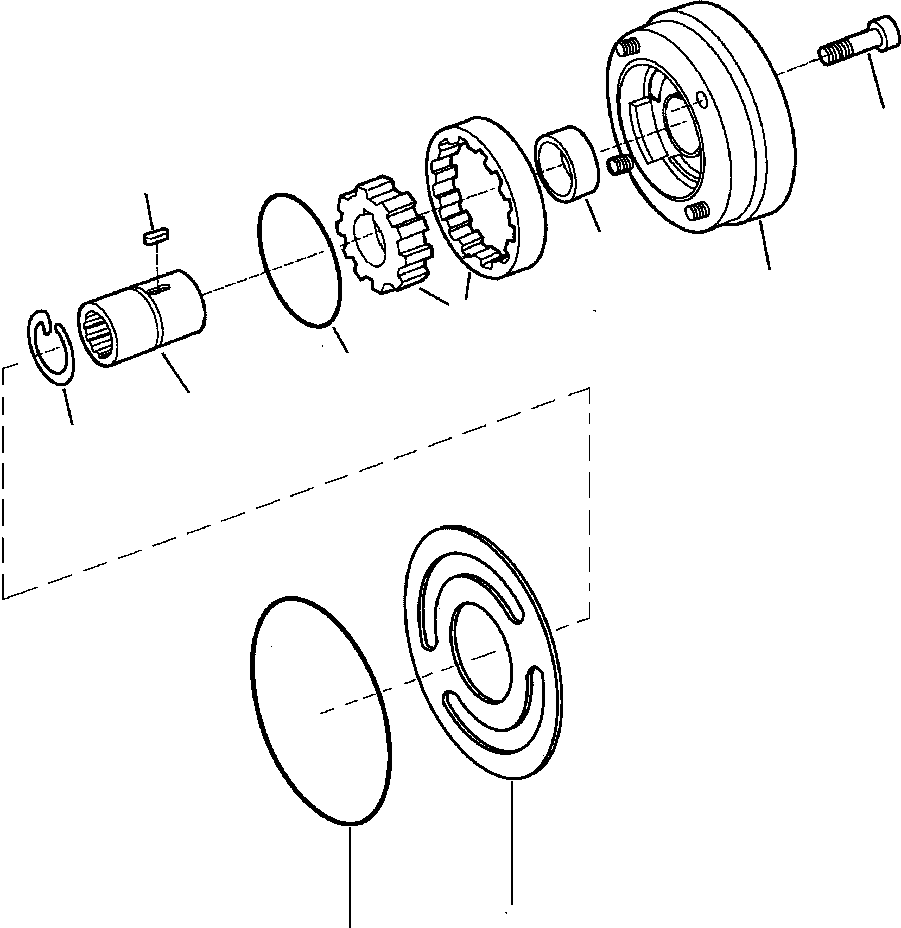 CHARGE PUMP ASSEMBLY 1440 385 H91 KOMATSU