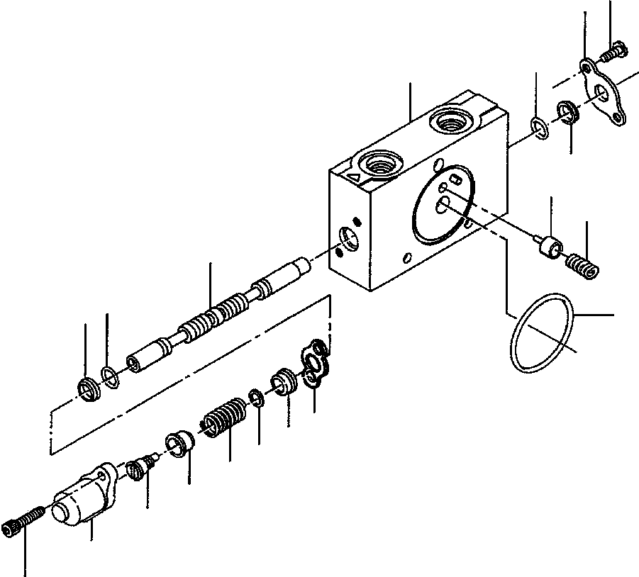 VALVE SECTION 1439 722 H91 KOMATSU