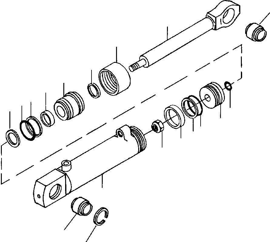 CYLINDER WELDMENT 1439 367 H91 KOMATSU
