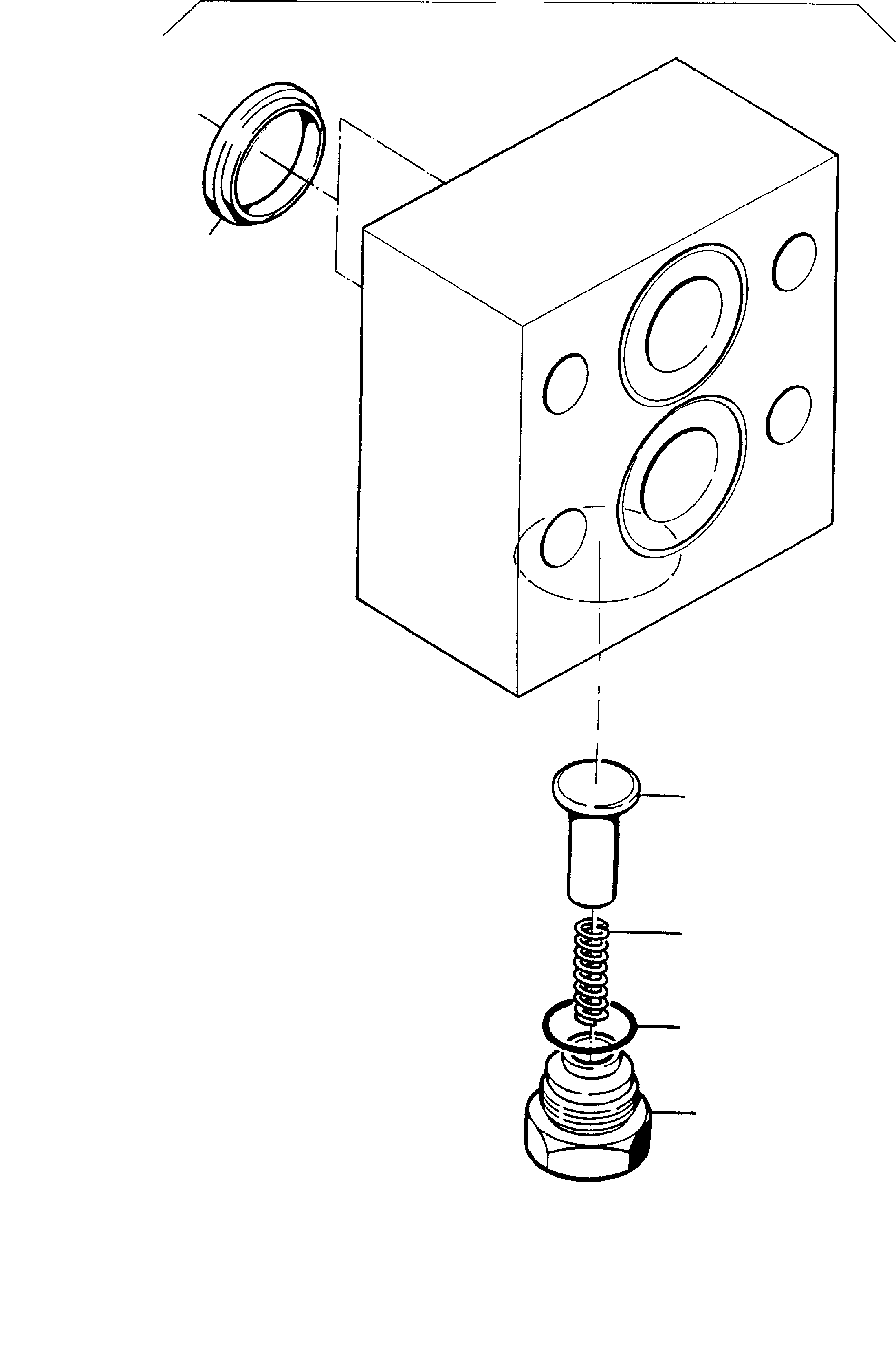 Anticavitation valve, assy. 358 277 40 KOMATSU