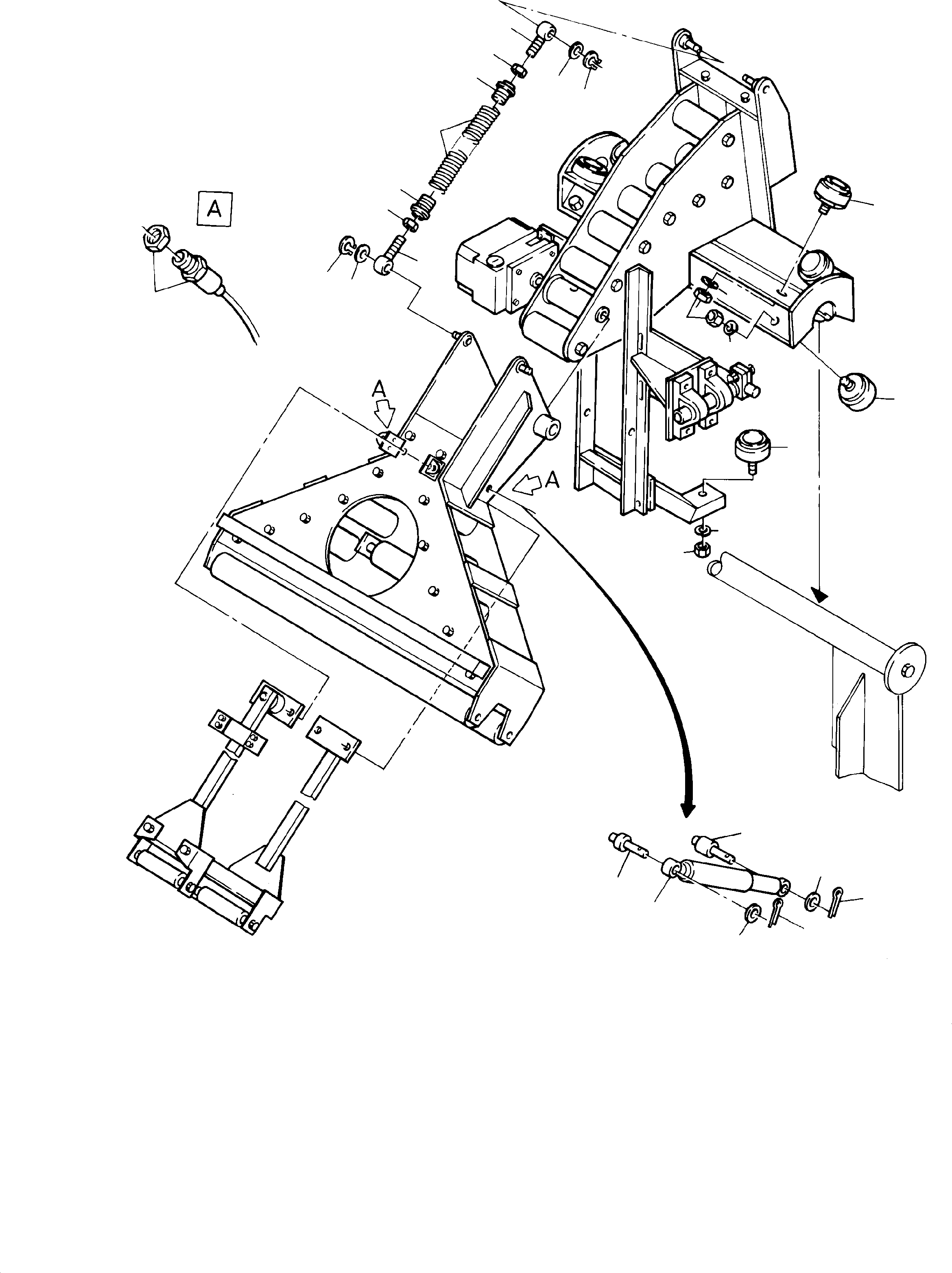 Guide roller 967 352 KOMATSU