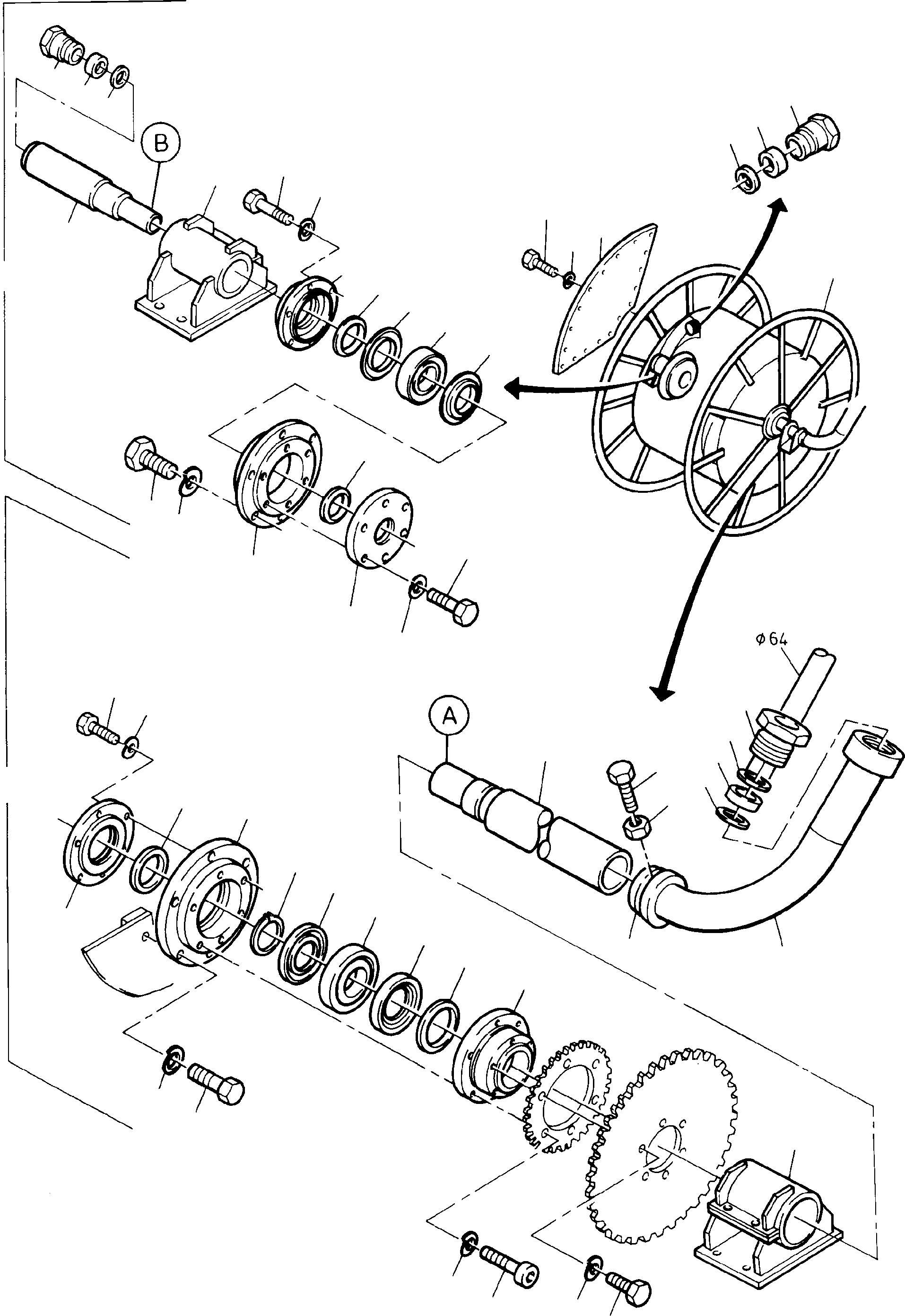 Heater with governor 693 036 KOMATSU