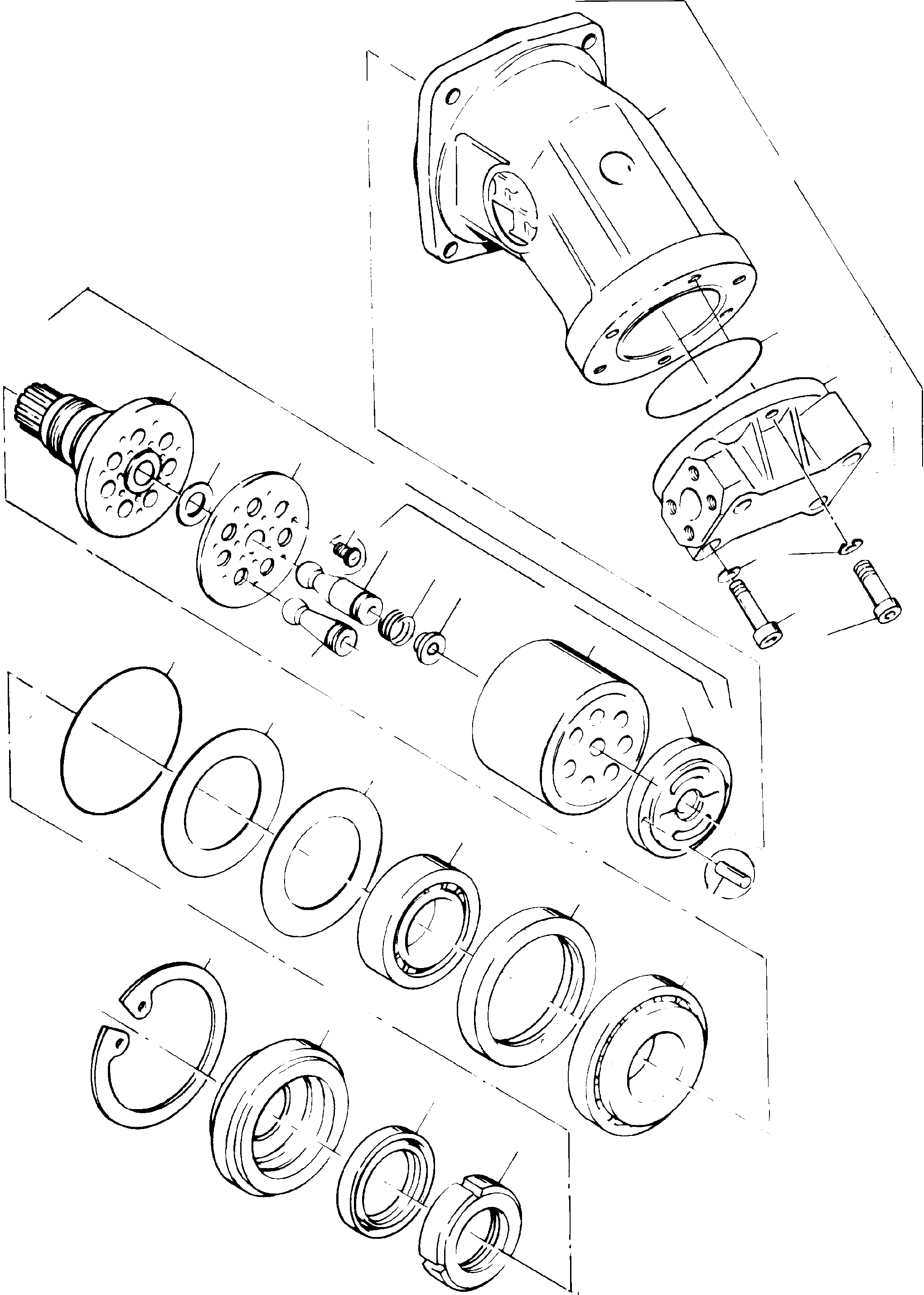 Transmission, assy. fig-nos: 10,17-30 754 474 KOMATSU