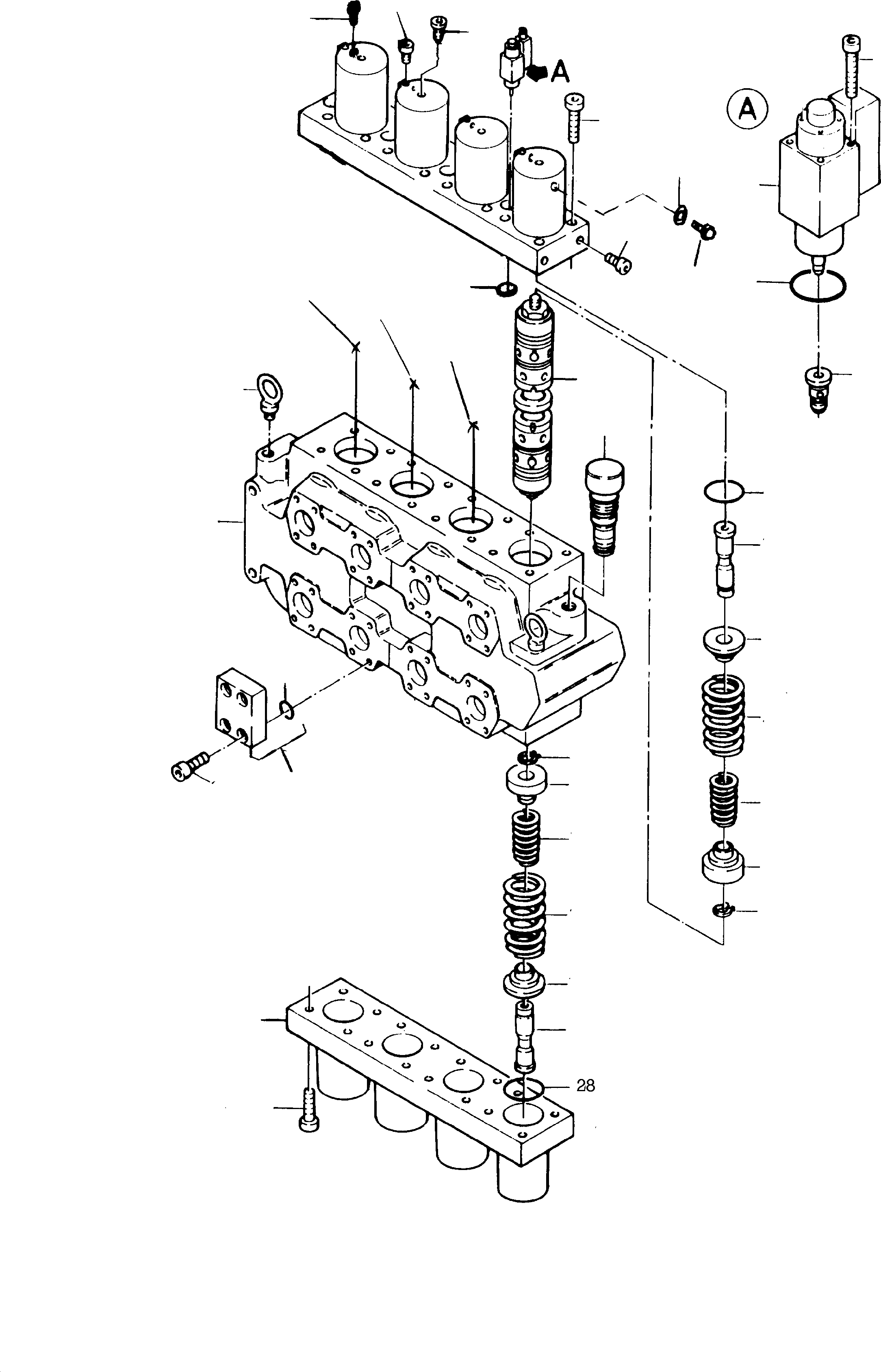 Control block assy. 621 226 40 KOMATSU