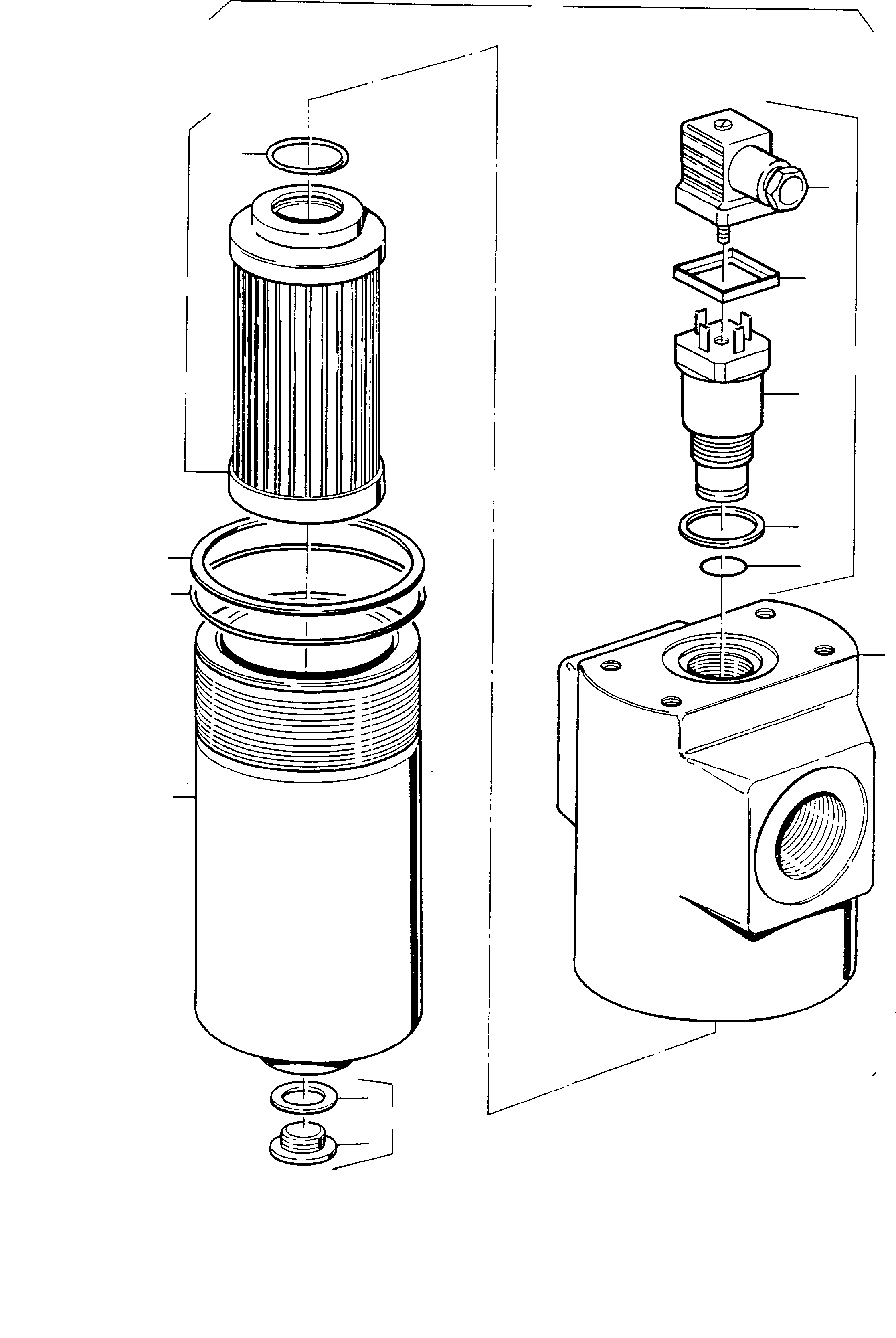 Filter barrel 694 433 KOMATSU