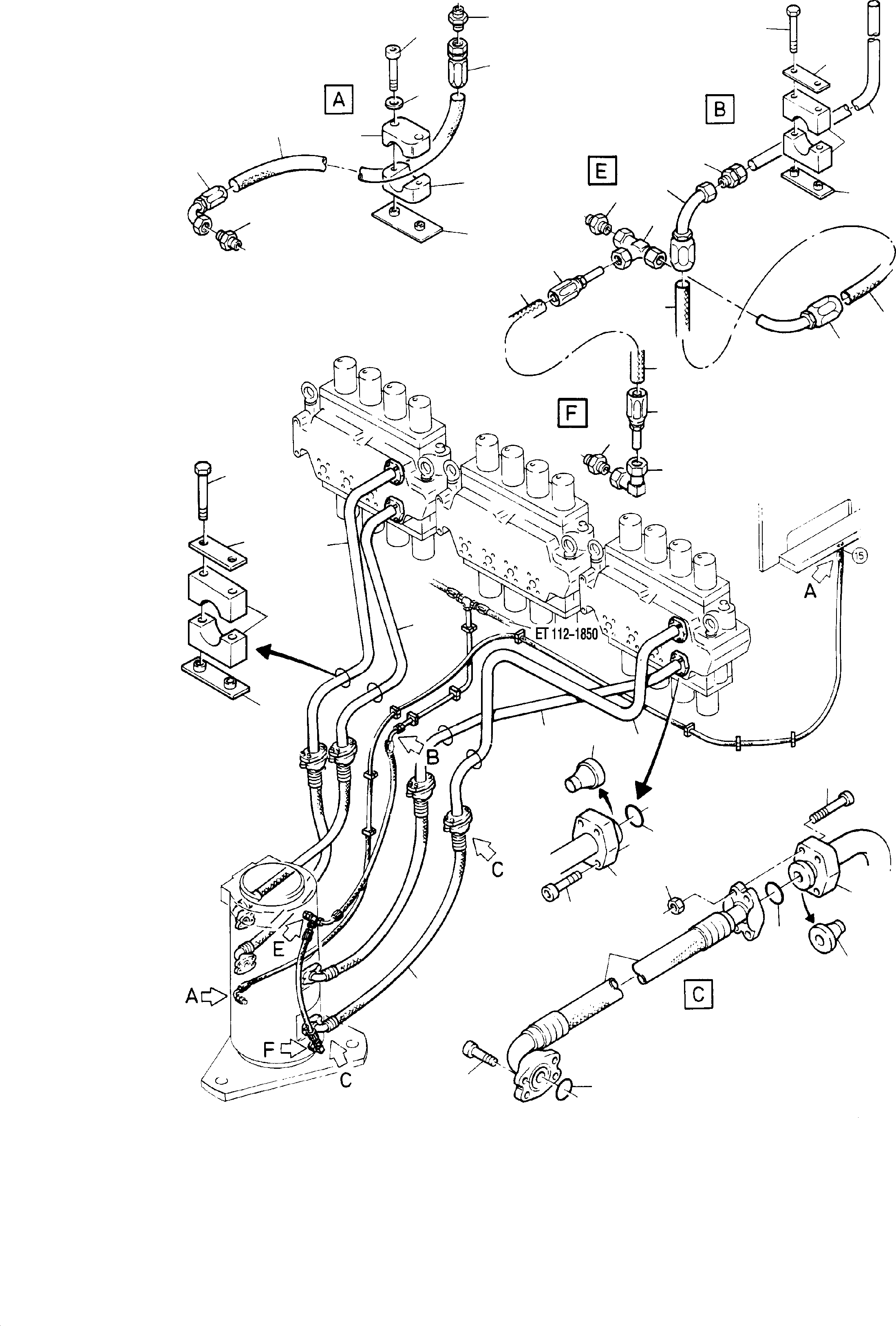 Pipe, assy. Ø 65 761 902 73 KOMATSU