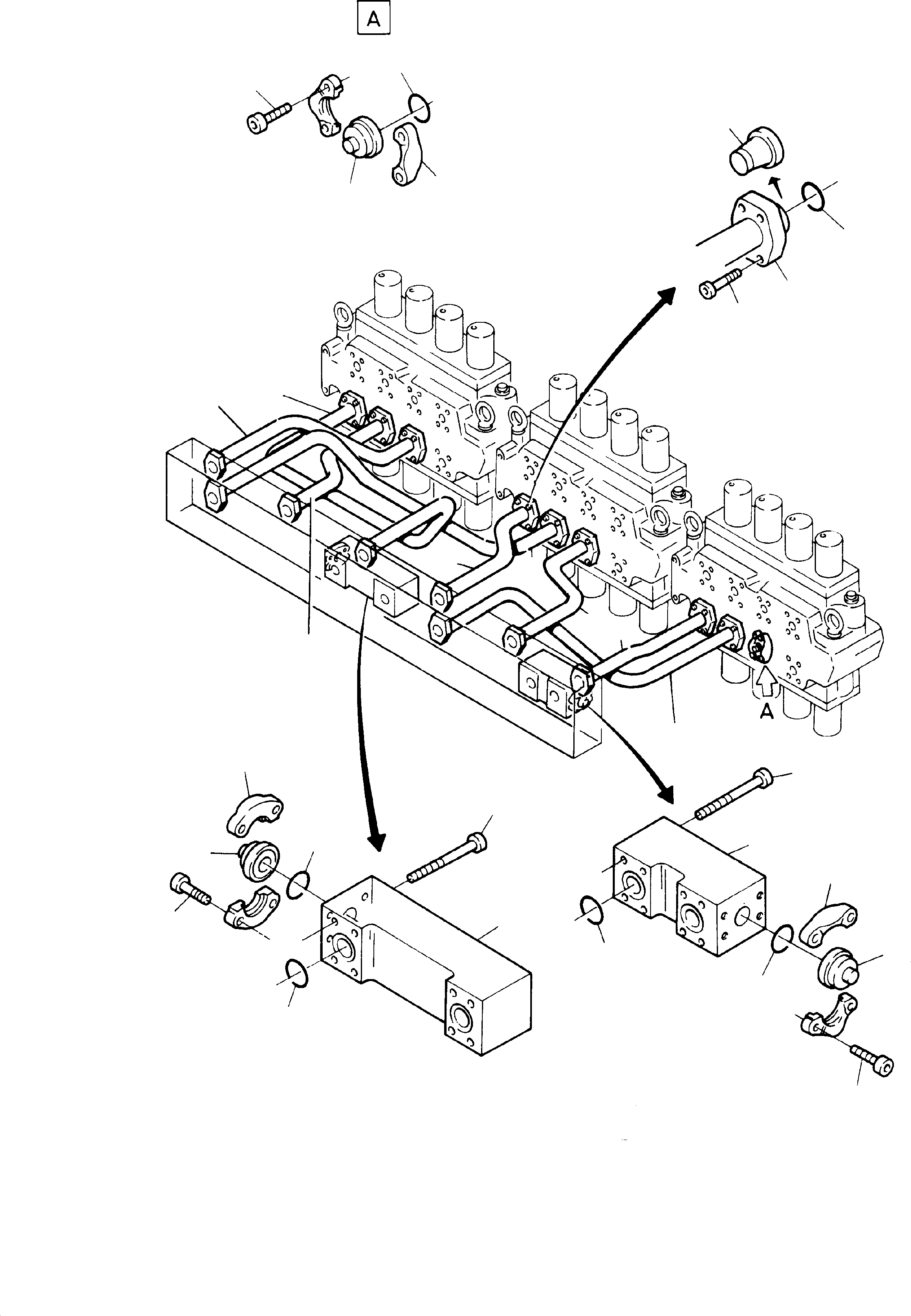 Pipe, assy. Ø 65 761 182 73 KOMATSU