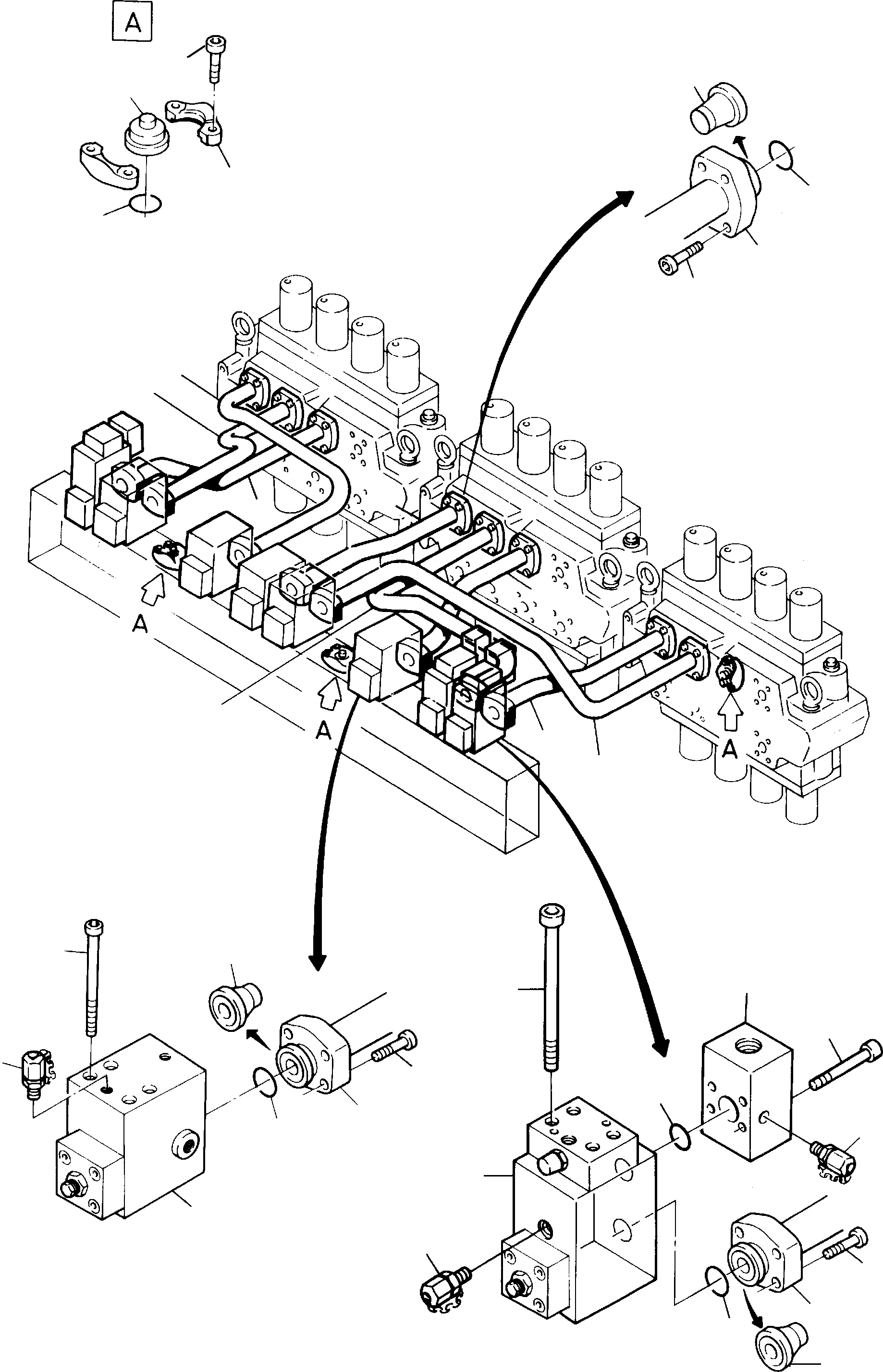 Pipe, assy. Ø 65 694 889 KOMATSU