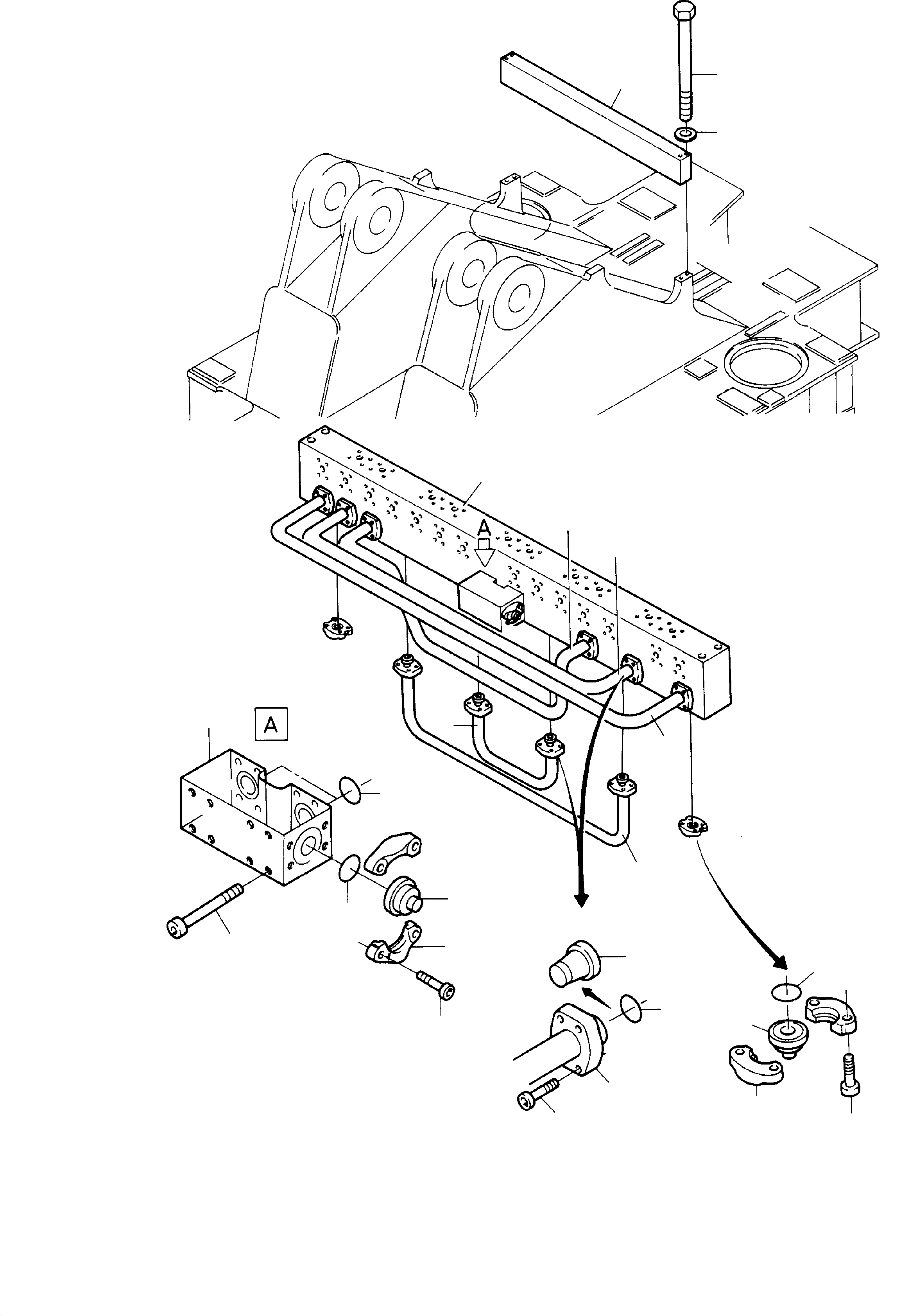 Pipe, assy. Ø 65 694 906 KOMATSU