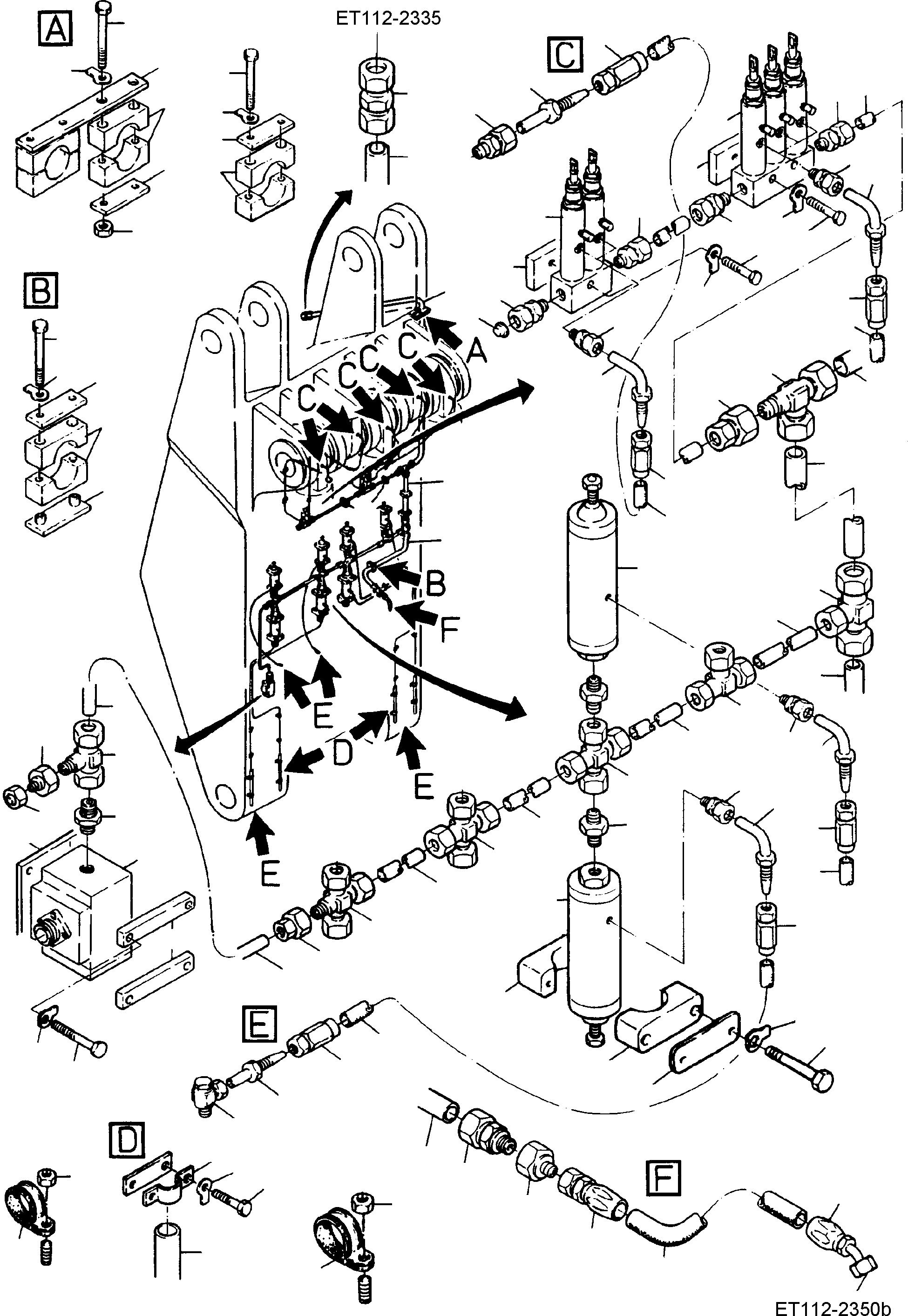 Pipe assy. Ø25 577 027 40 KOMATSU