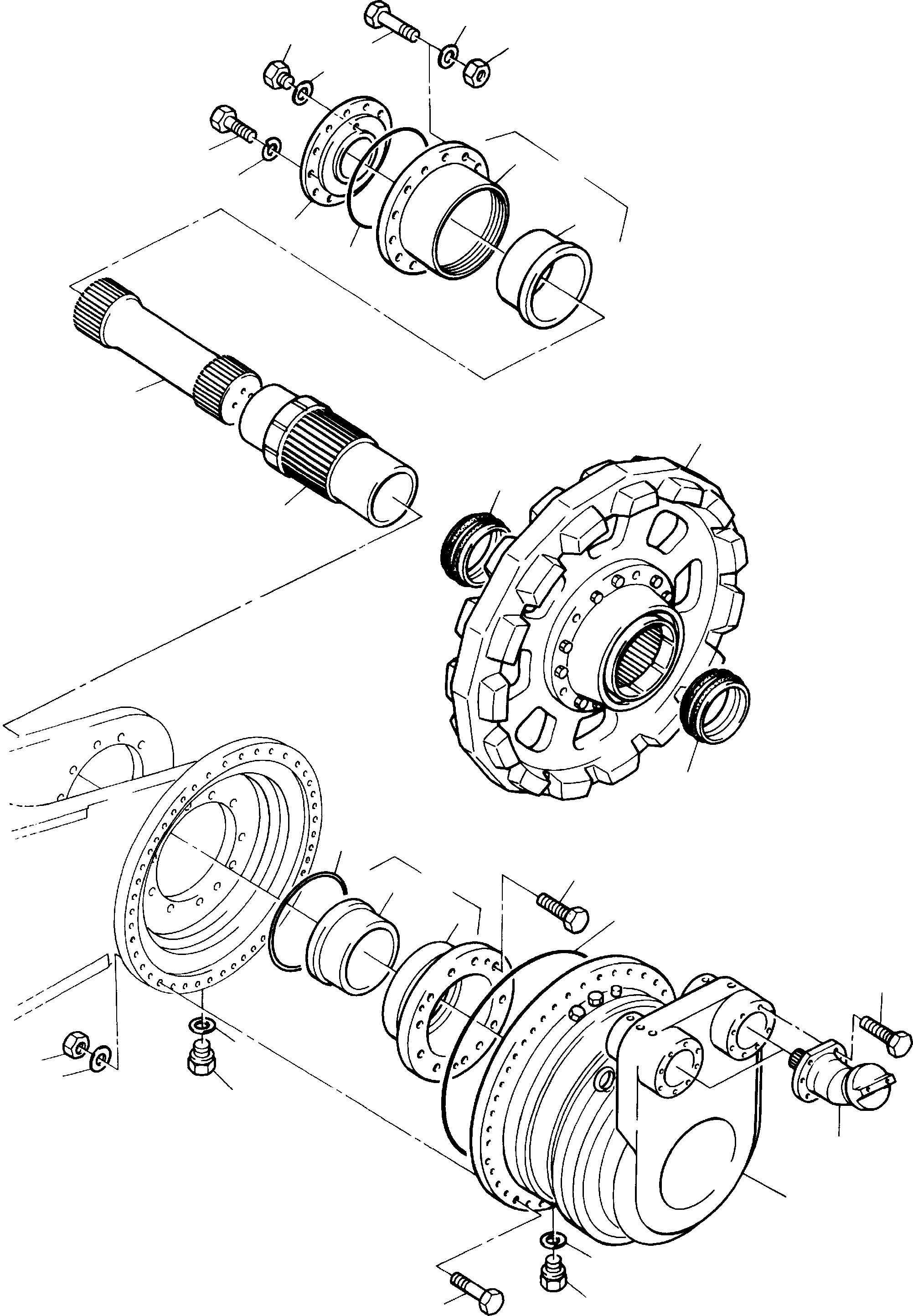 Bearing, assy. 313 355 40 KOMATSU