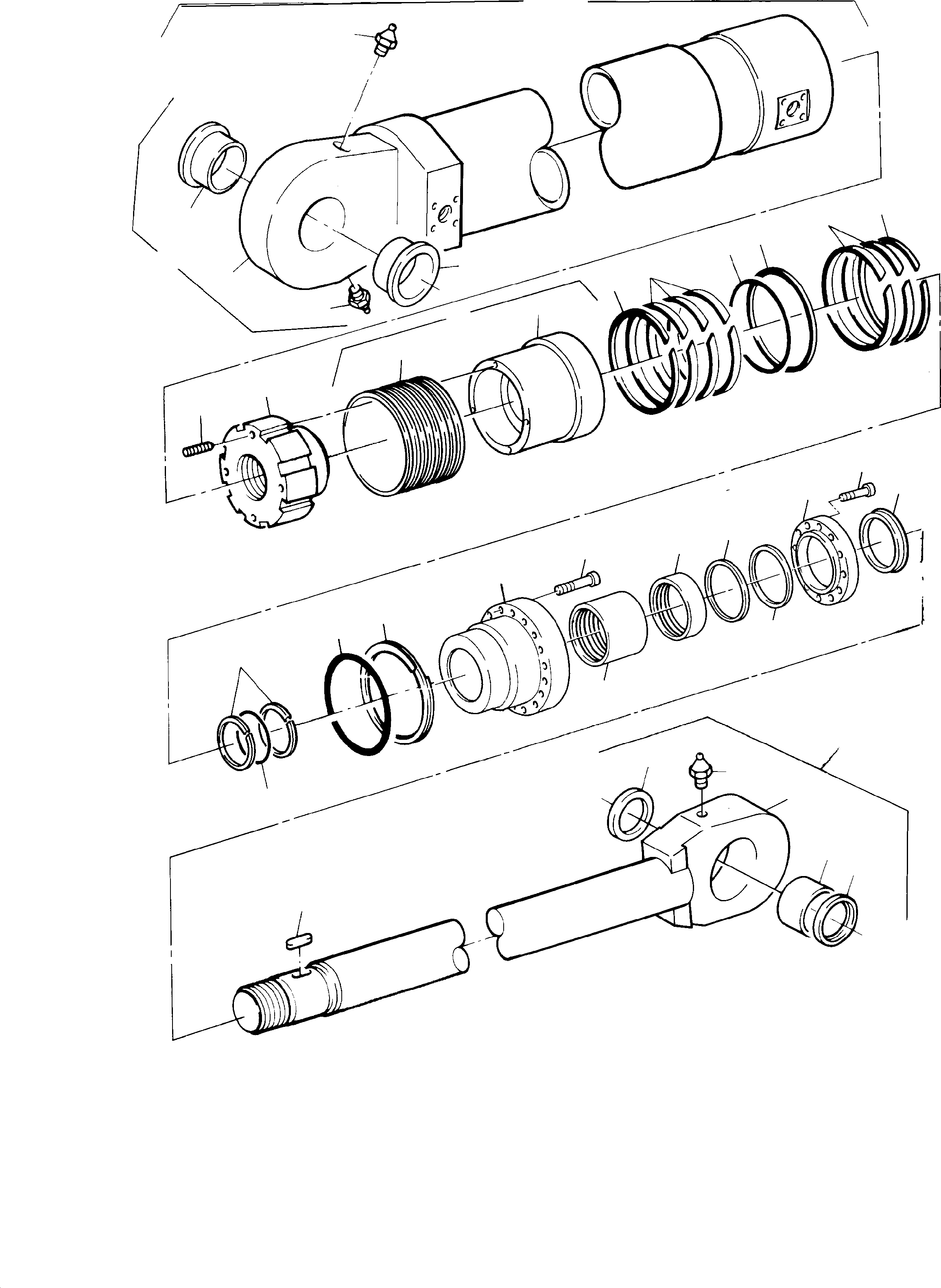 Sealing kit for piston consist. of fig.no. 12-17 691 776 KOMATSU