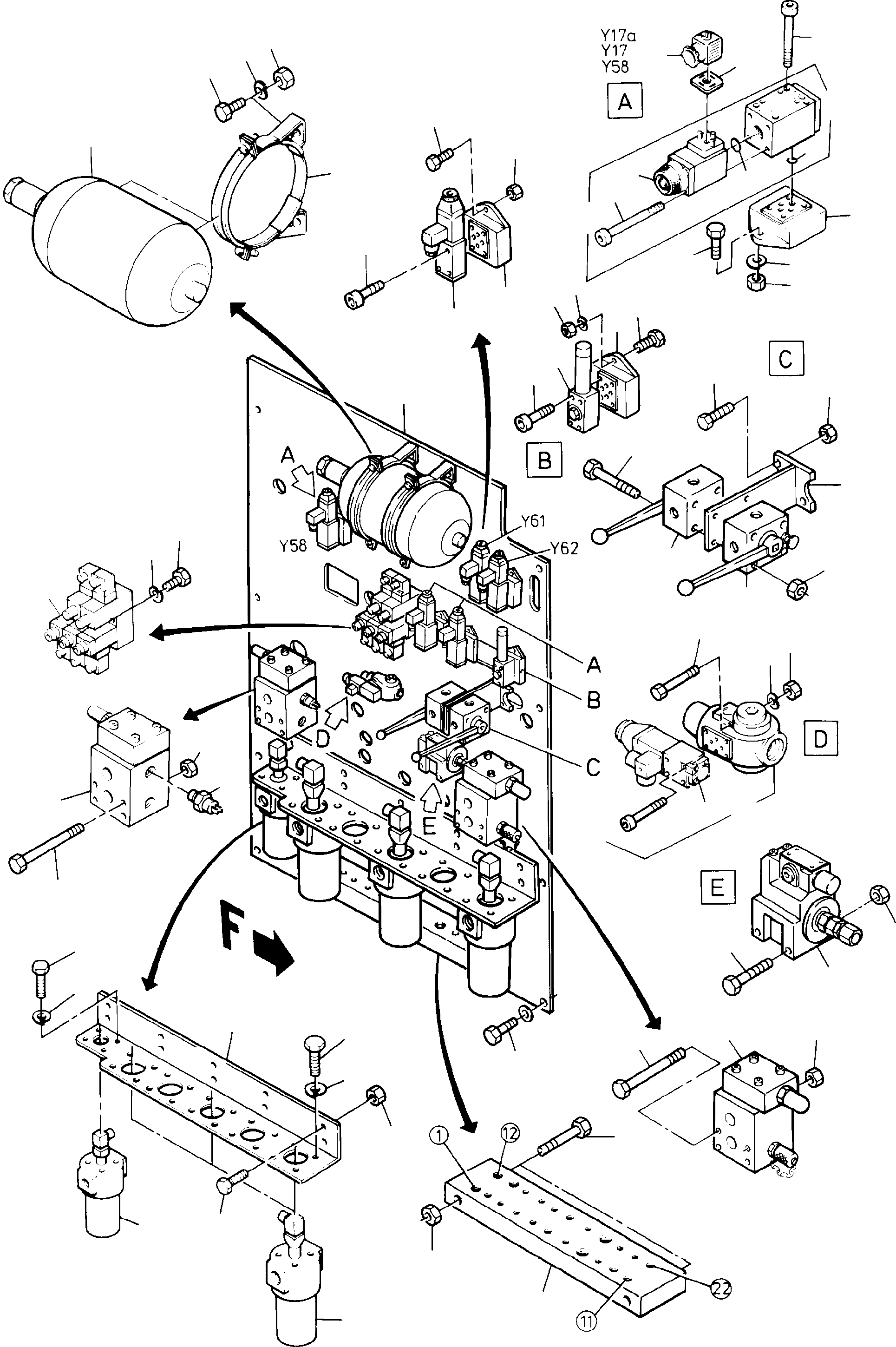 3/2 Directional spool valve 440 059 40 KOMATSU