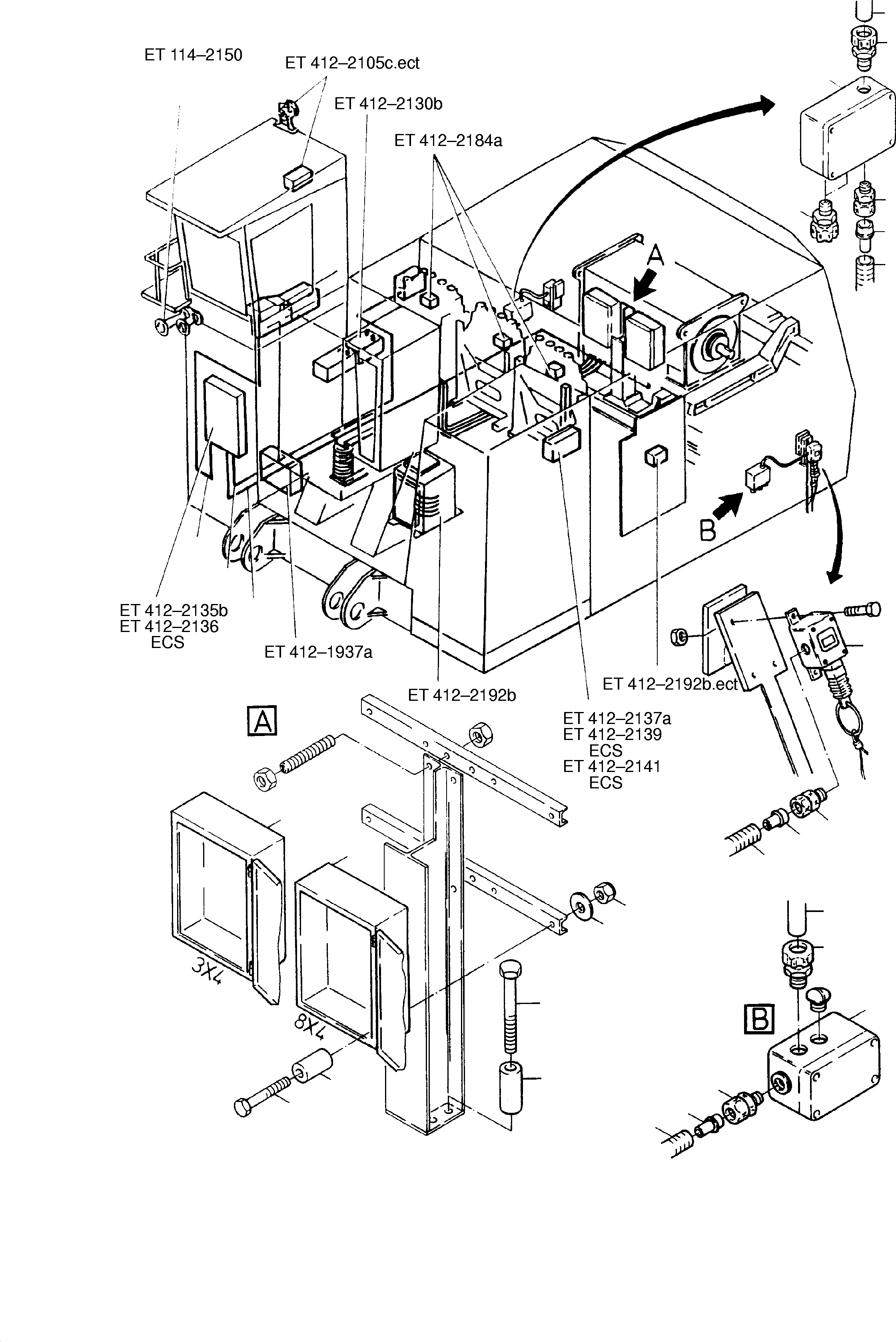 Harness X2-control panel 697 581 73 KOMATSU