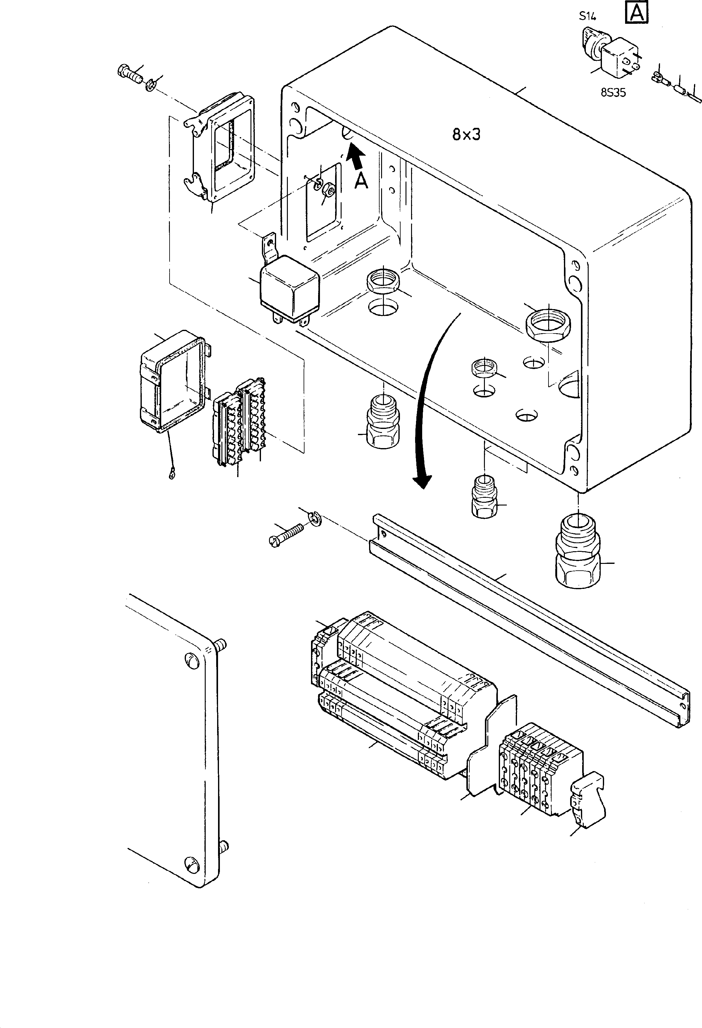 Micro relay 323 178 40 KOMATSU