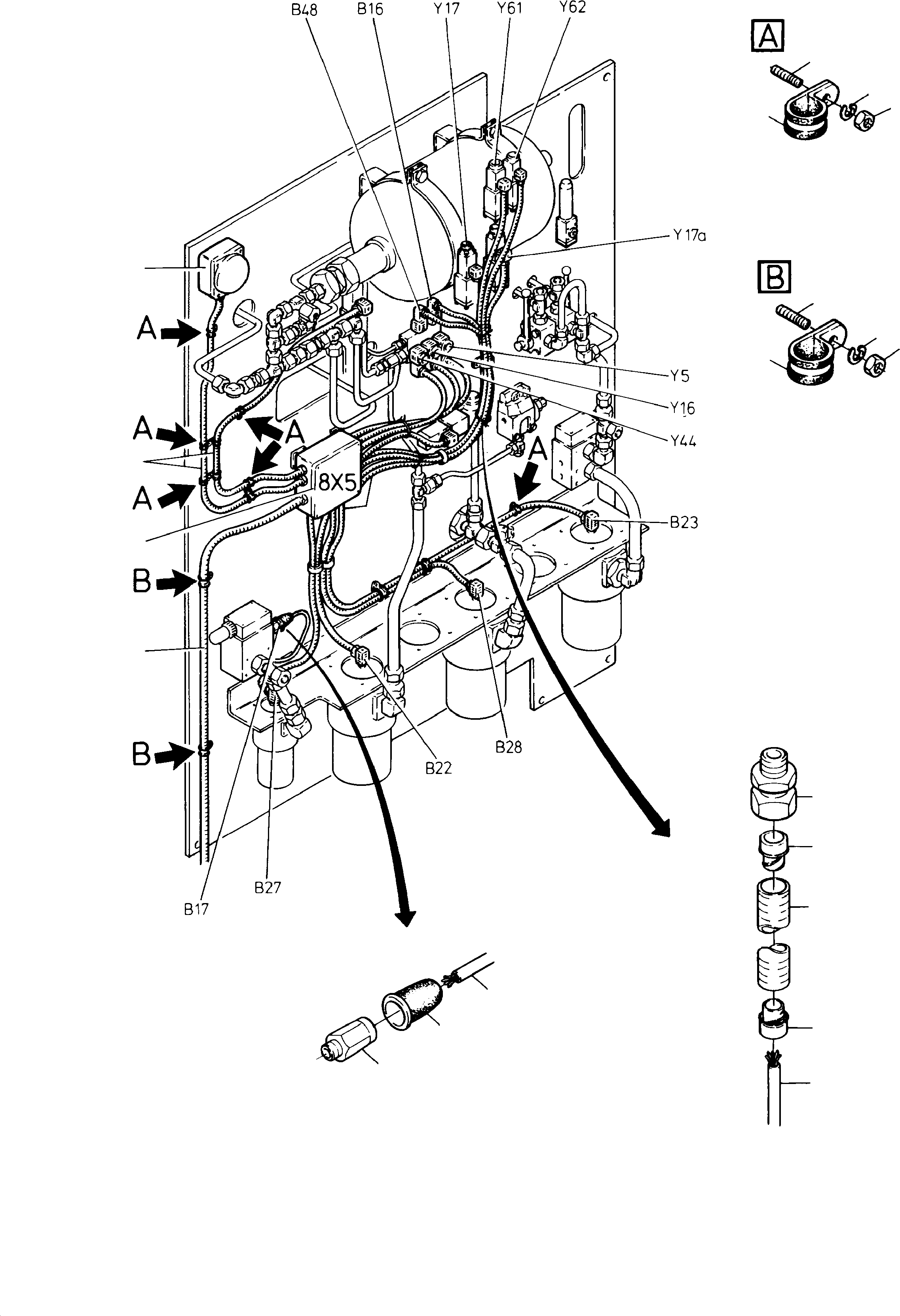 Резьбовой штифт 504 070 98 KOMATSU