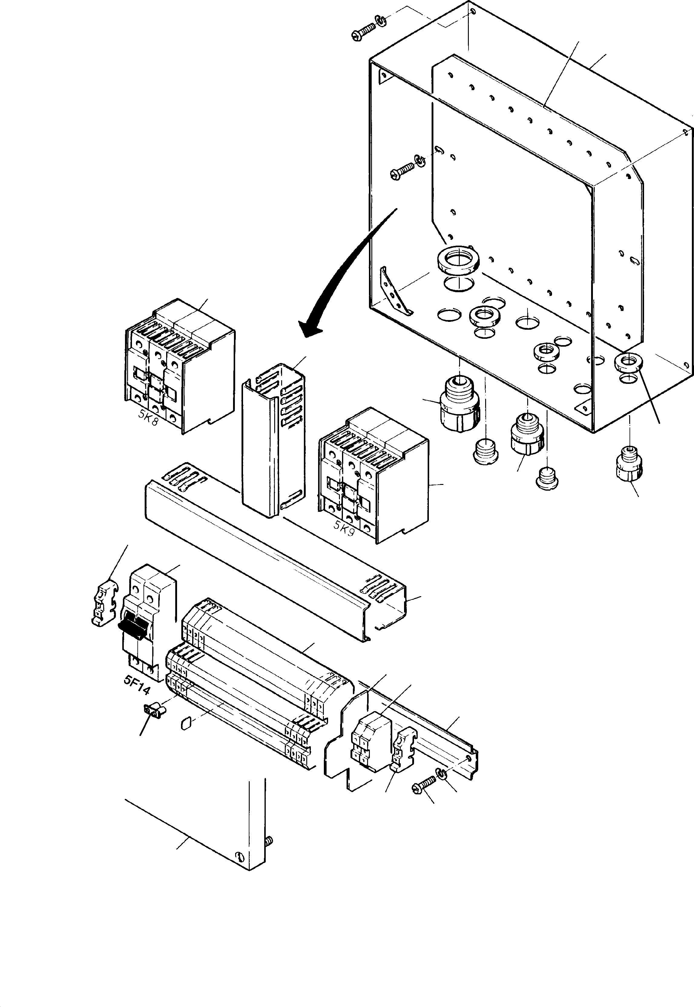 Пустой корпус 440 068 40 KOMATSU