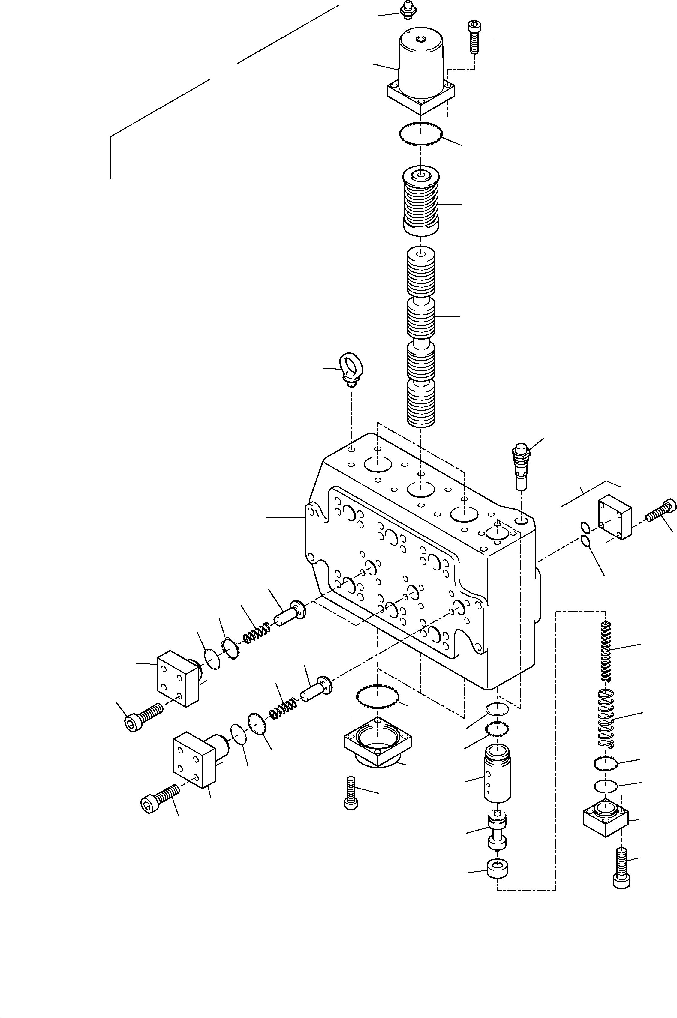 Control block assy. 621 324 40 KOMATSU