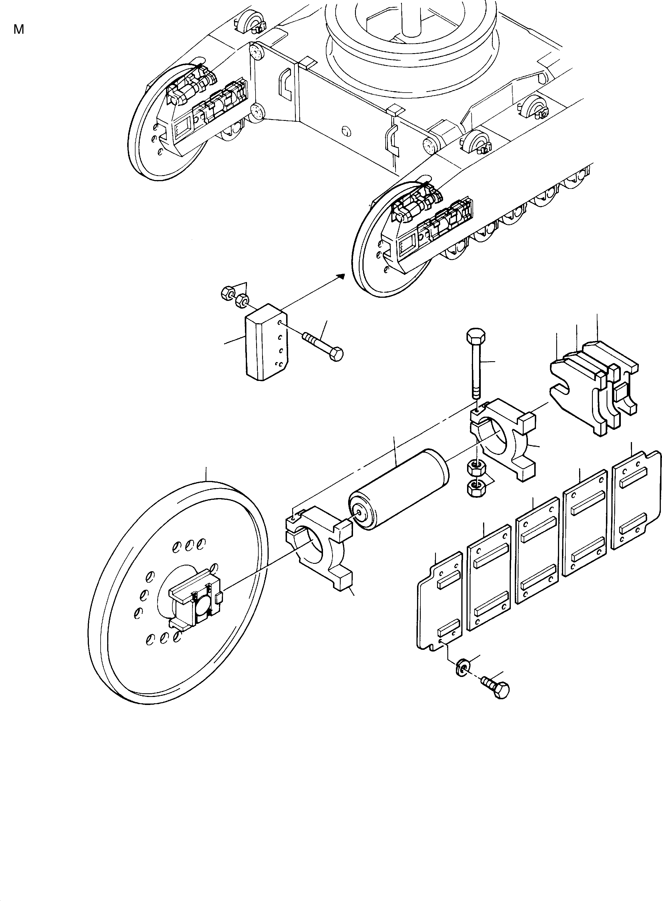Крышка 519 587 40 KOMATSU