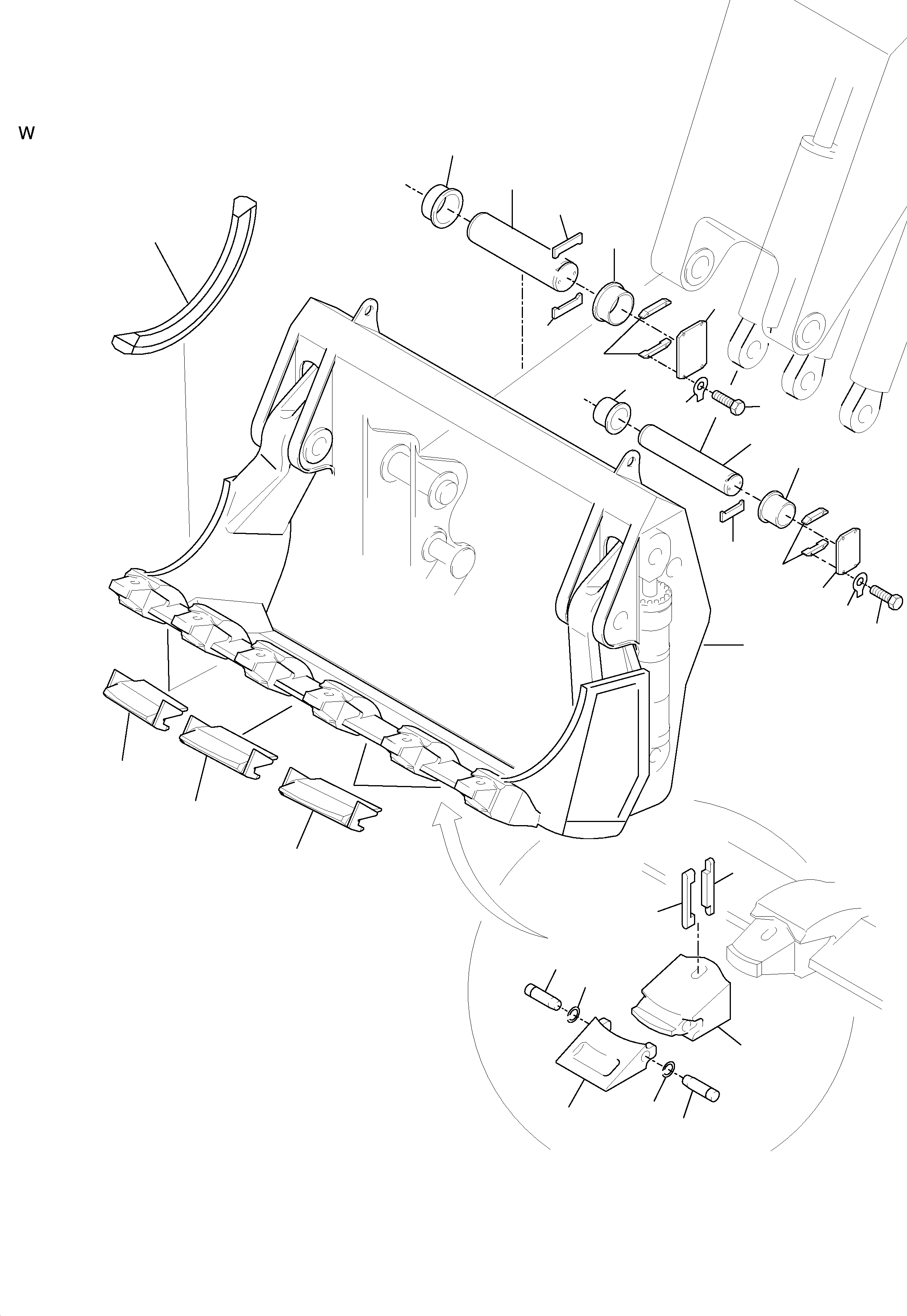Seal fixing 640 700 40 KOMATSU