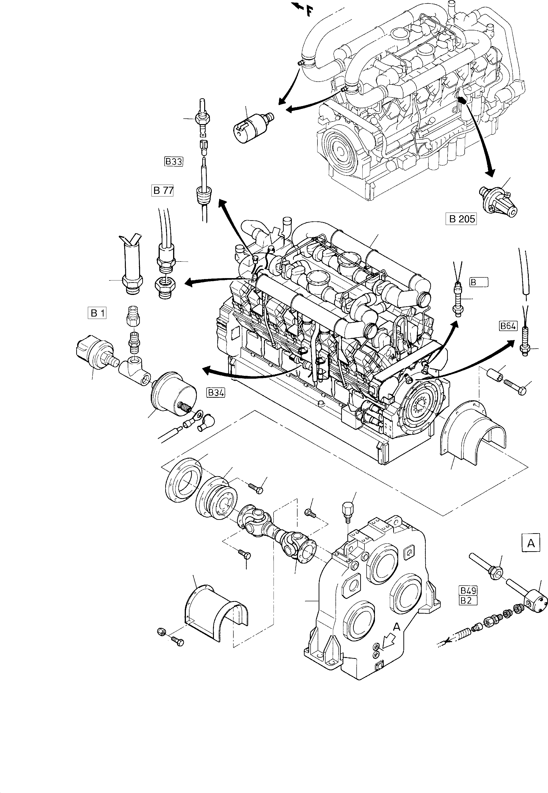 Выключатель 8N1 693 KOMATSU