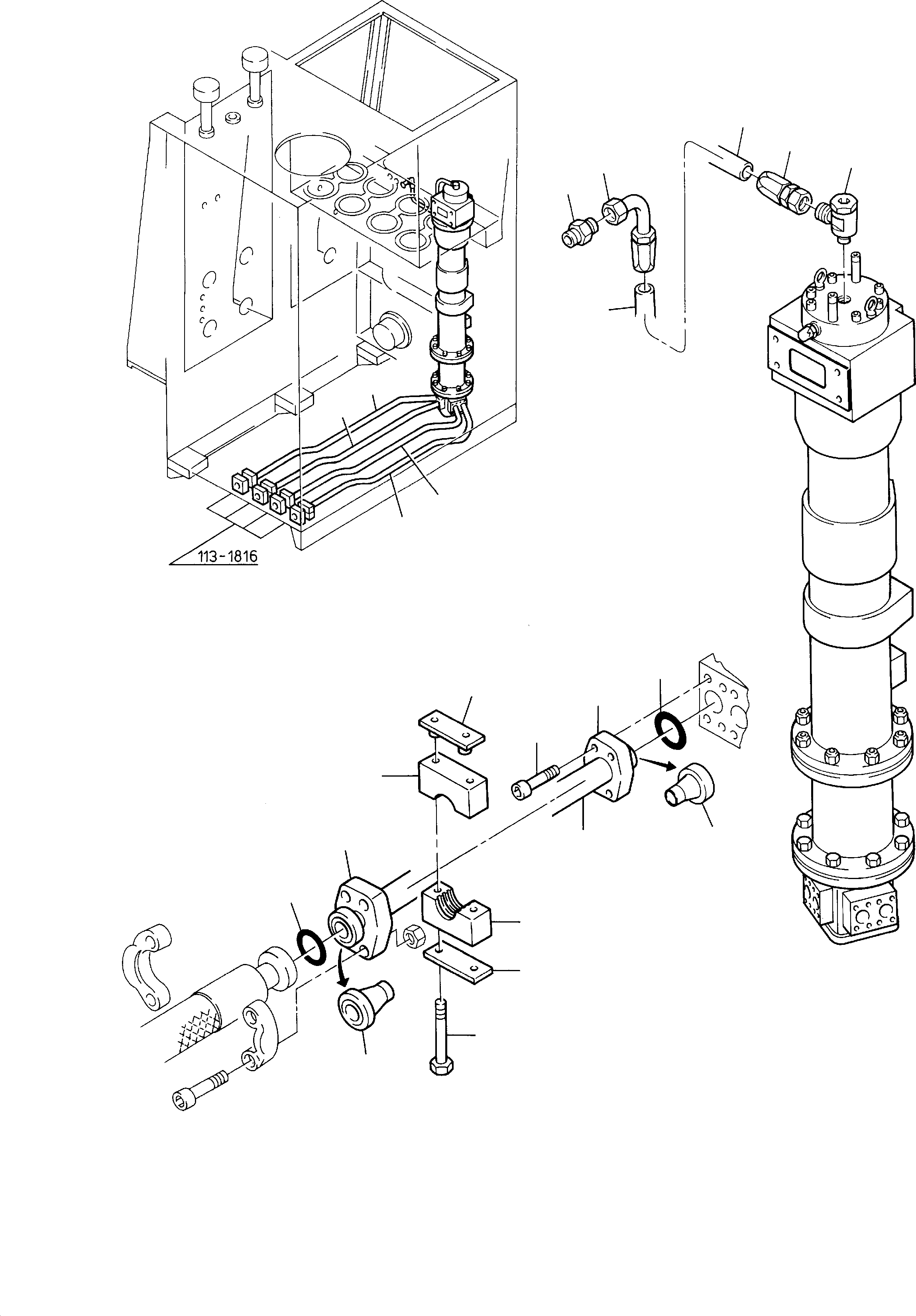Pipe assy. Ø 30 763 313 73 KOMATSU