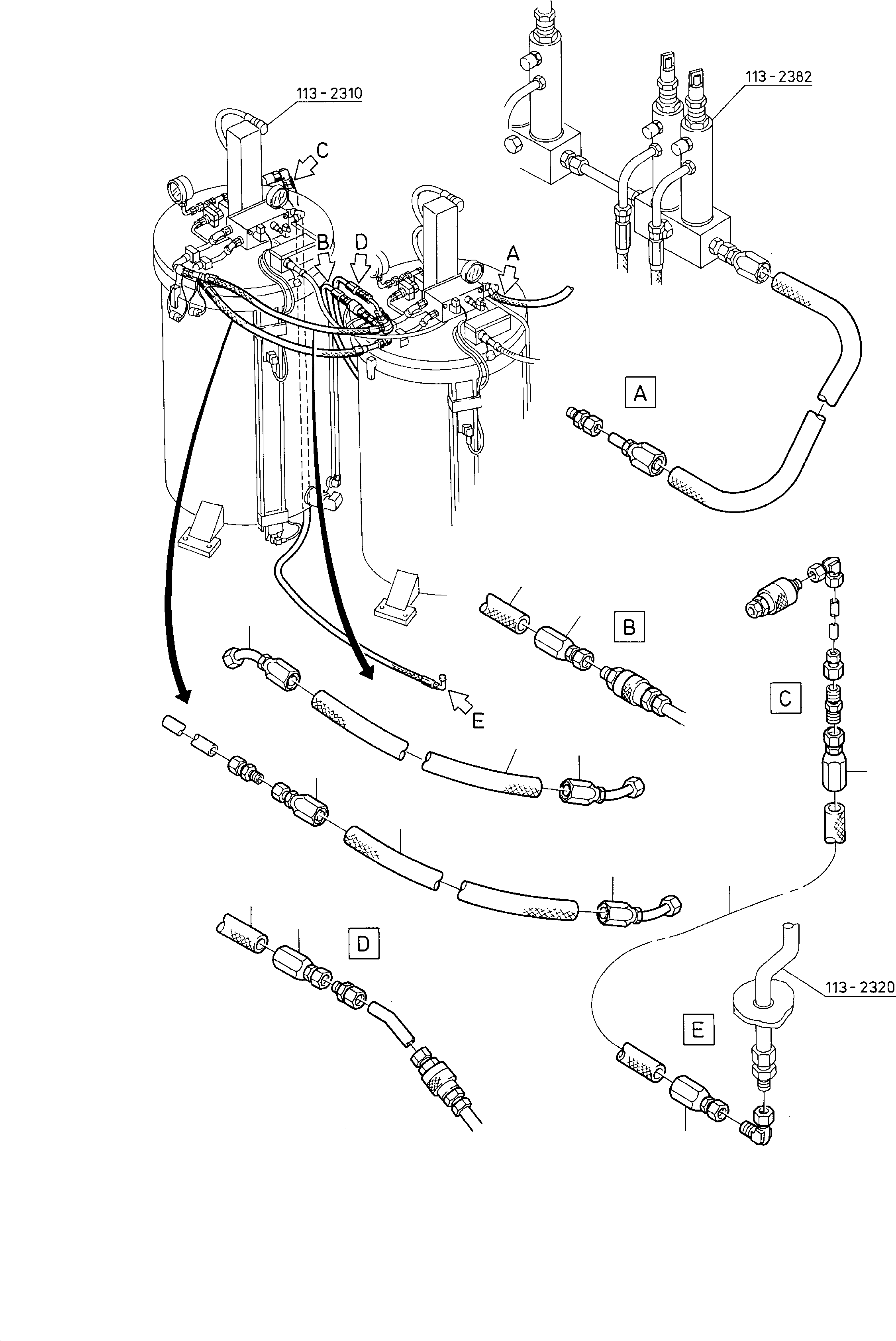 Ниппель 324 606 40 KOMATSU