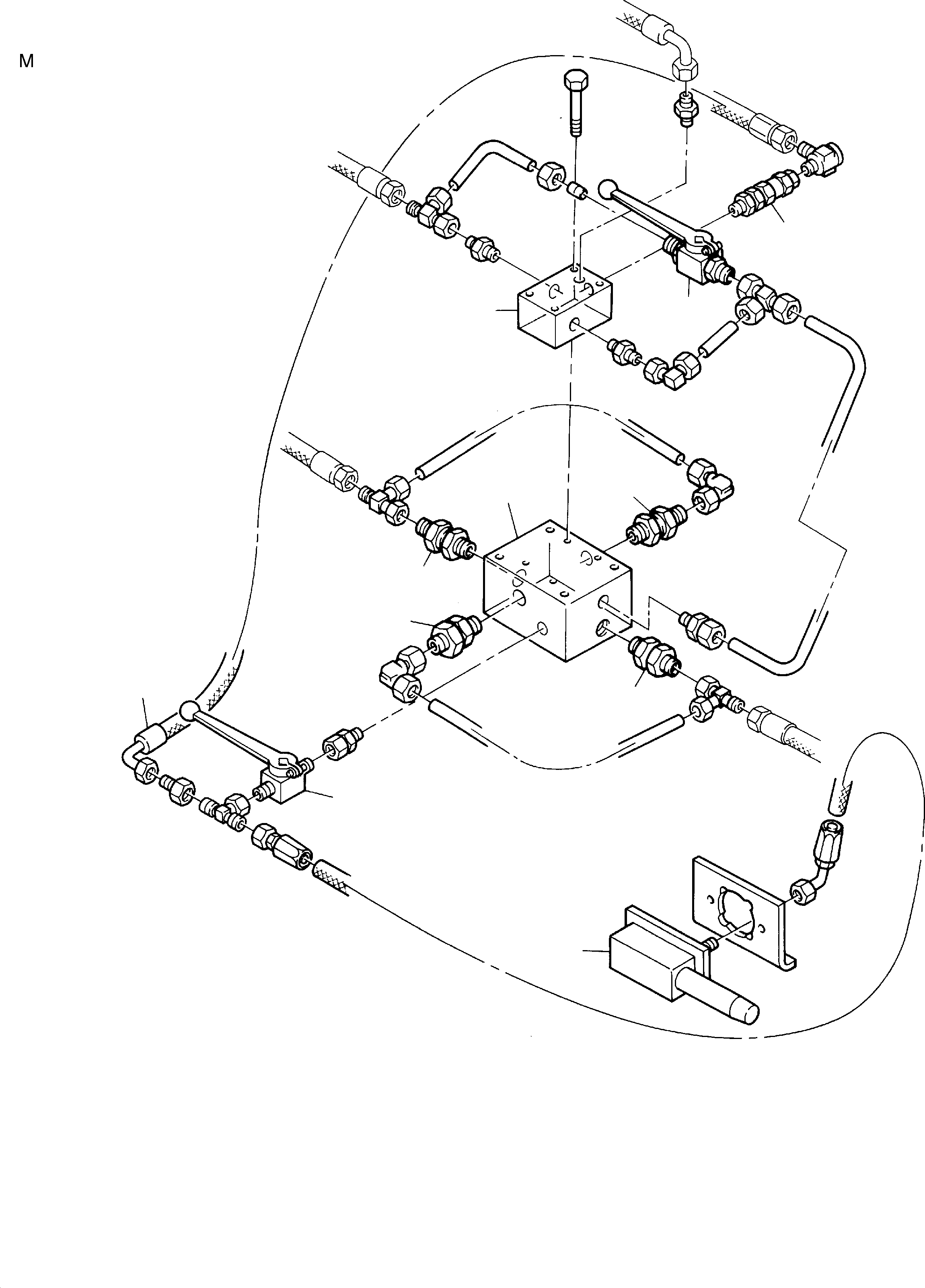 Pressure sequence stage 576 054 40 KOMATSU
