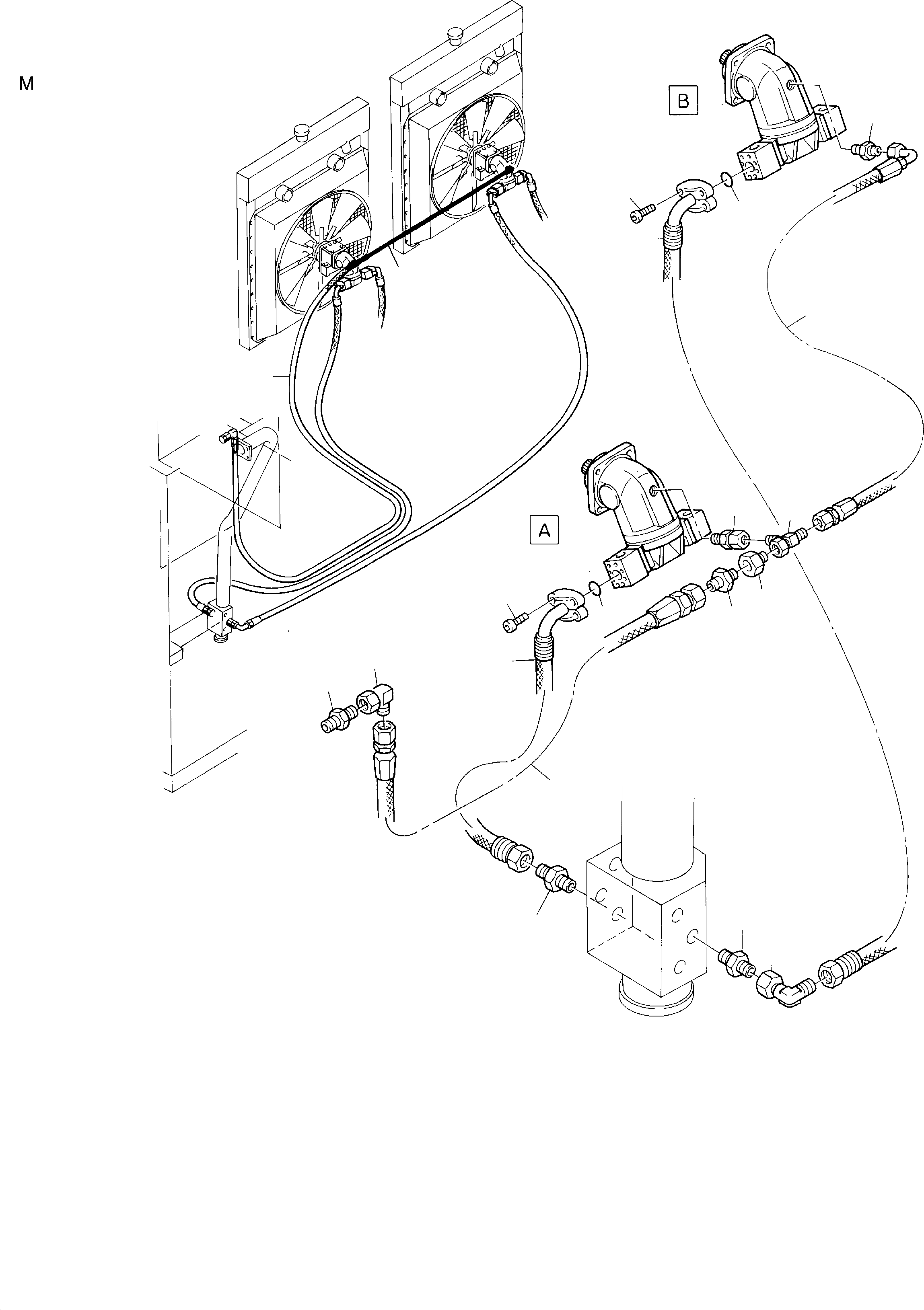 Hose assy. DN 32x6400 513 229 98 KOMATSU