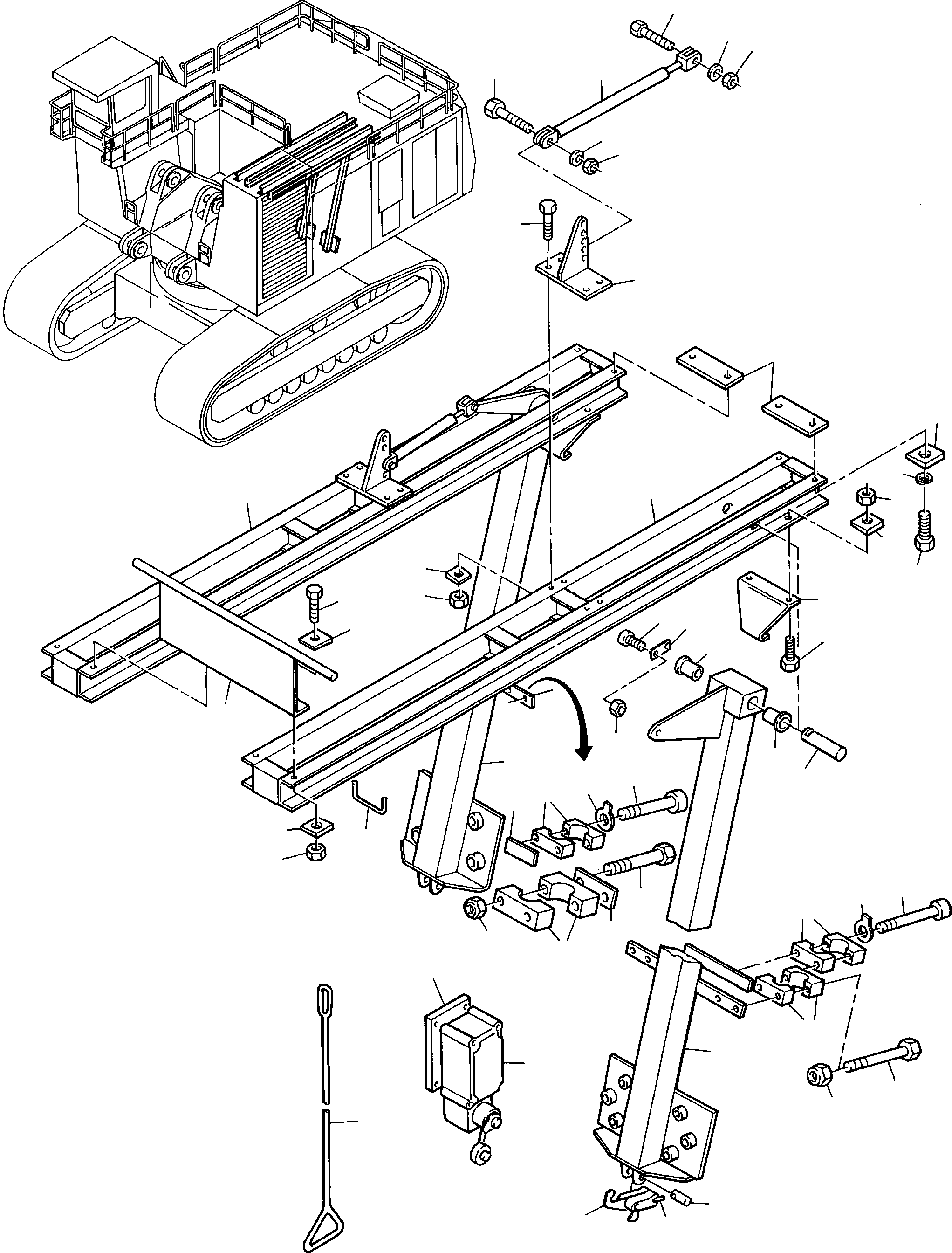 Переходник 487 977 40 KOMATSU