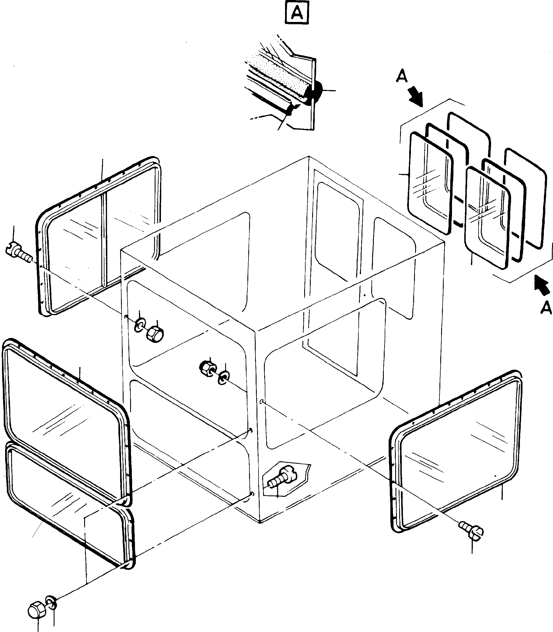 Front window 1432x590 358 688 40 KOMATSU