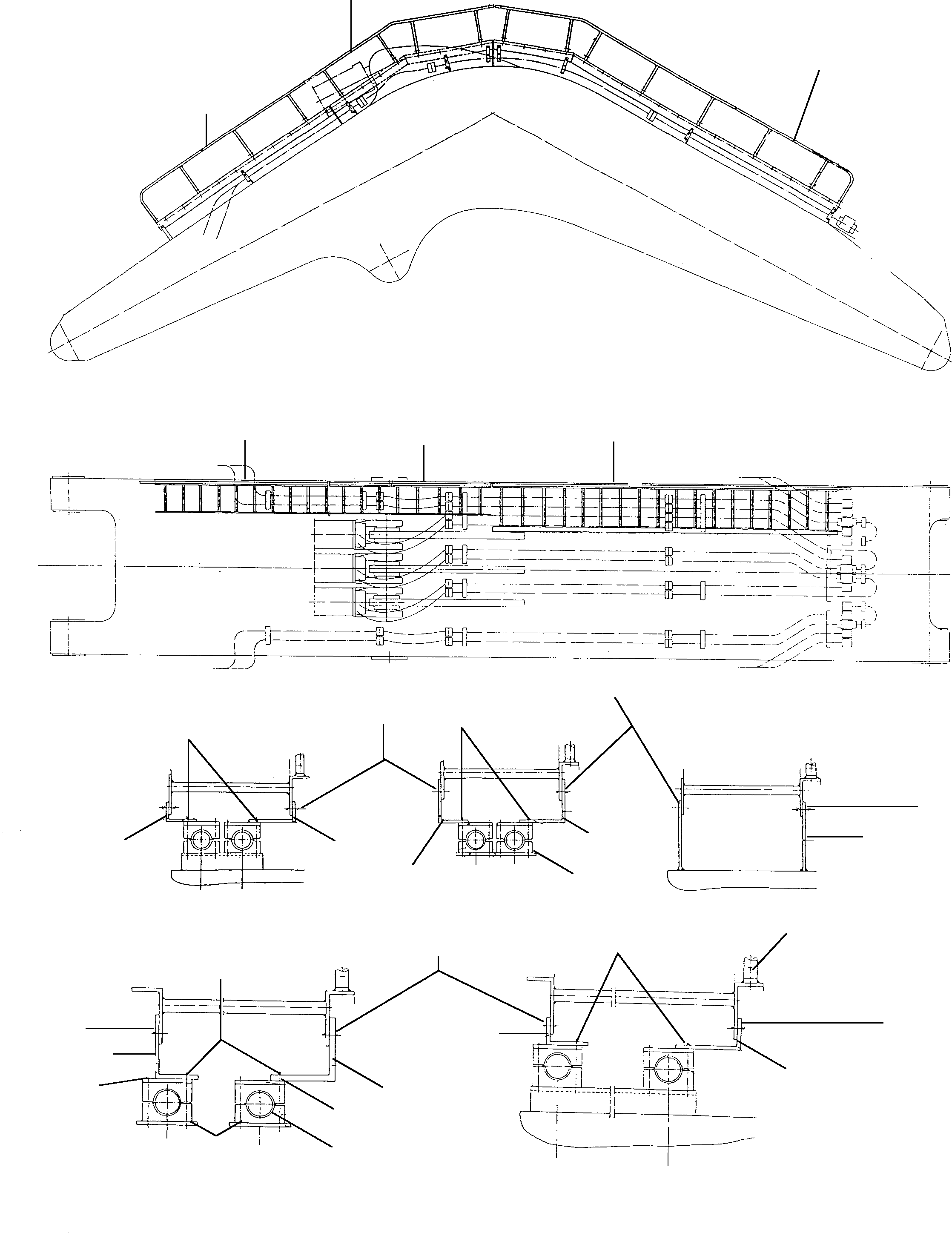 Rail assy. 770 141 73 KOMATSU