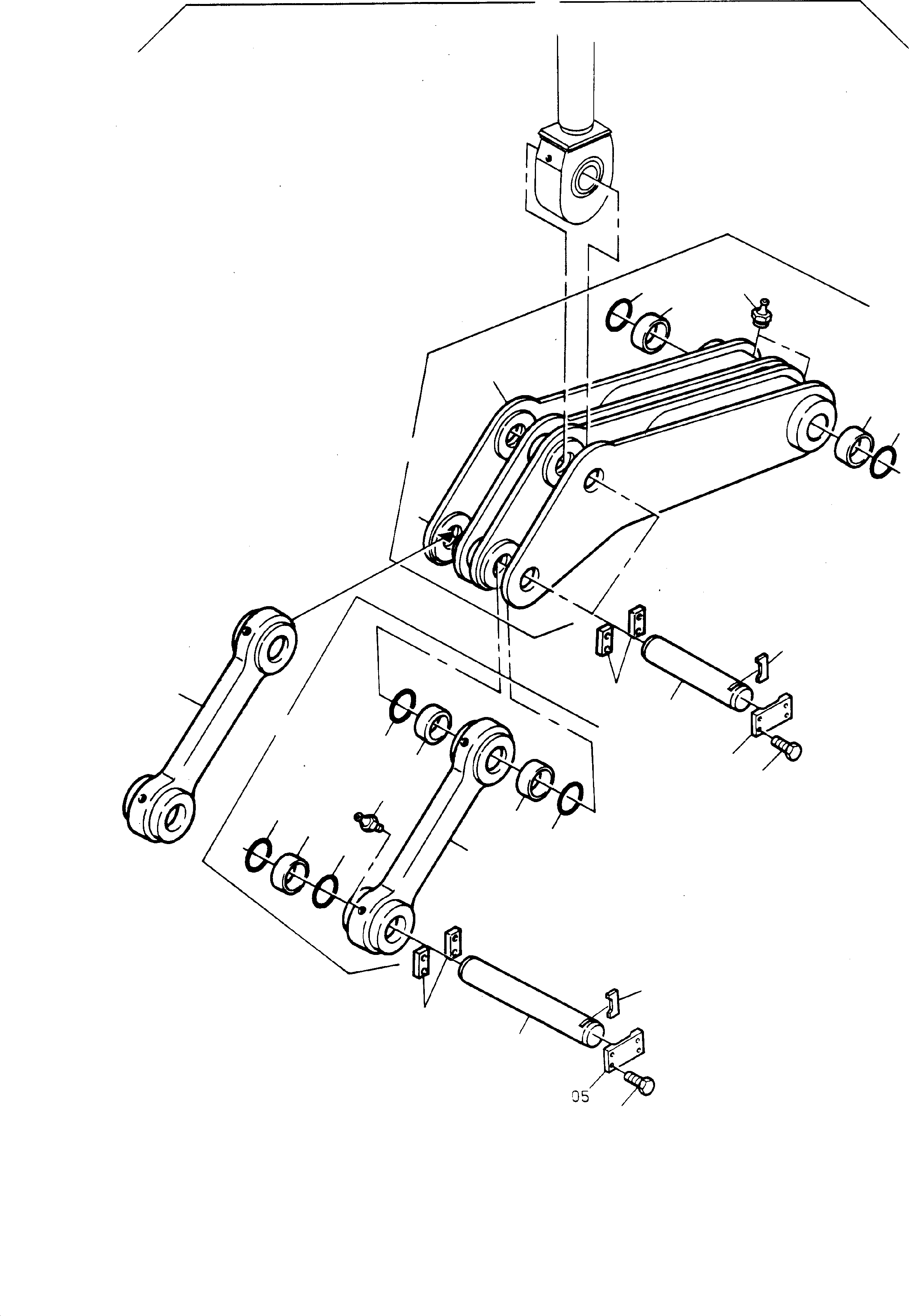 Wishbone 463 388 40 KOMATSU