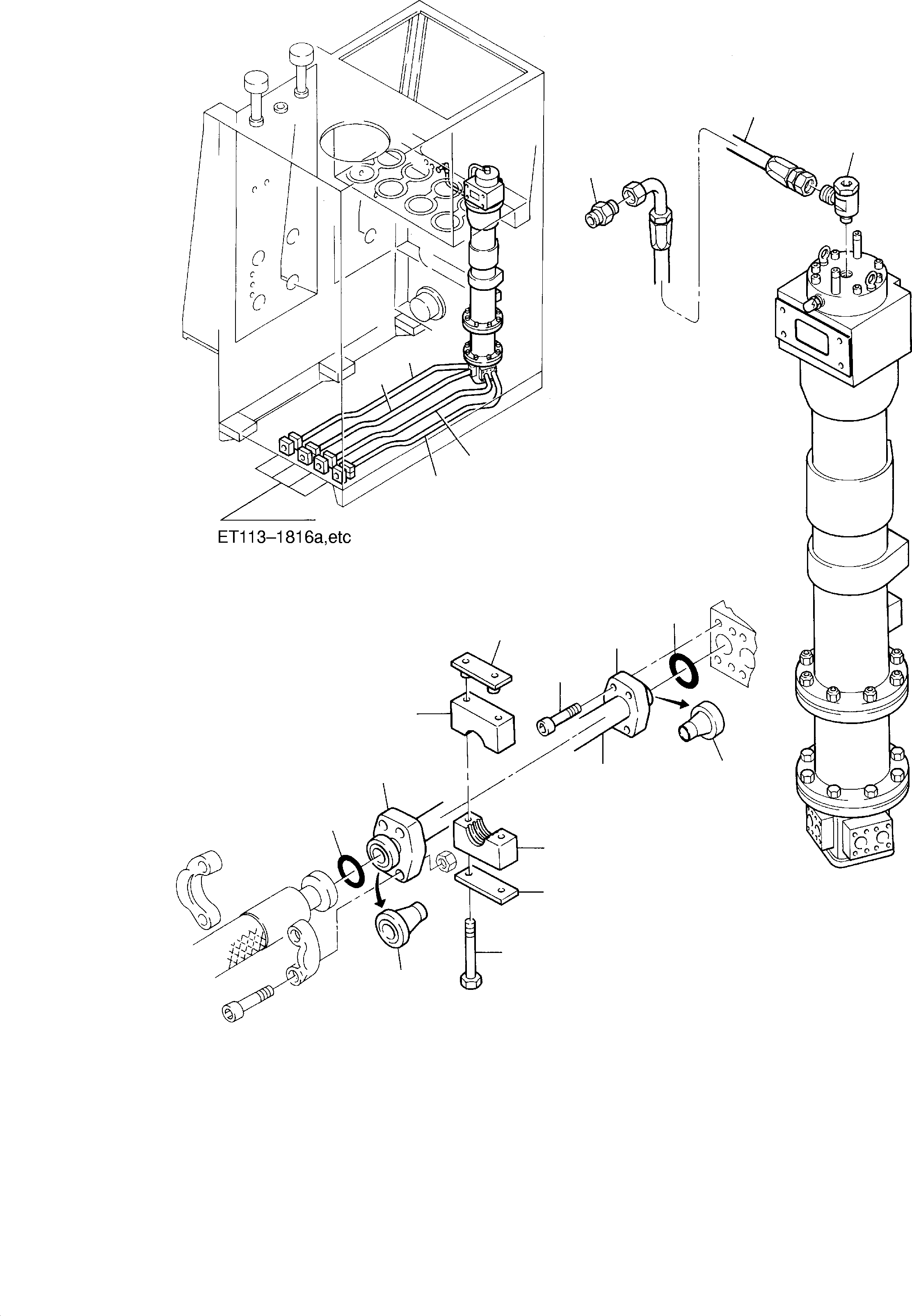 Pipe bridge 641 582 40 KOMATSU
