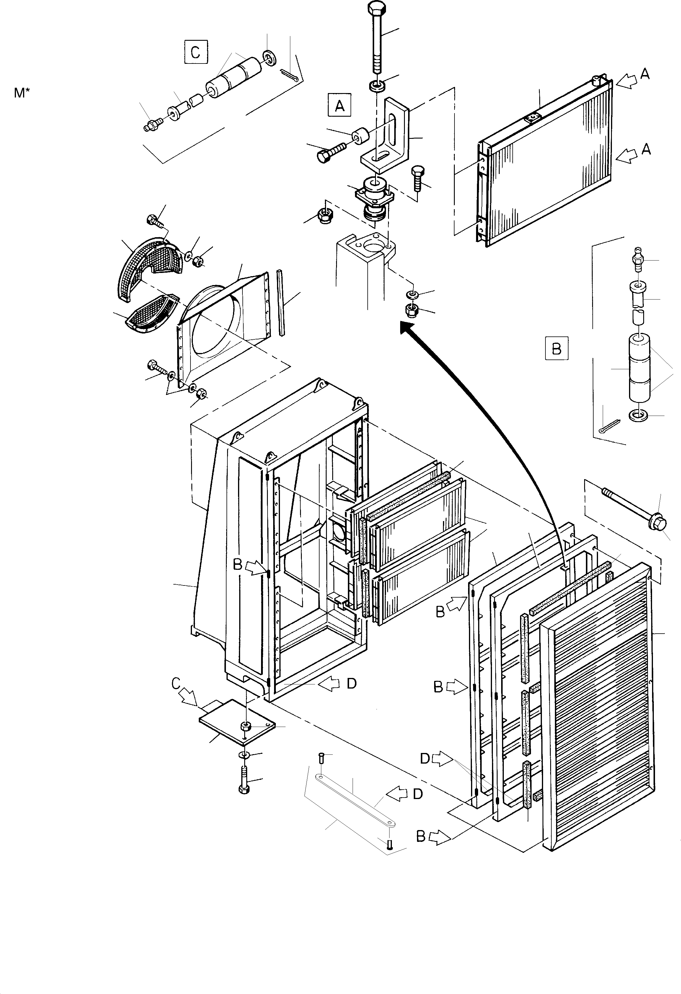 Moulding material 490 421 40 KOMATSU