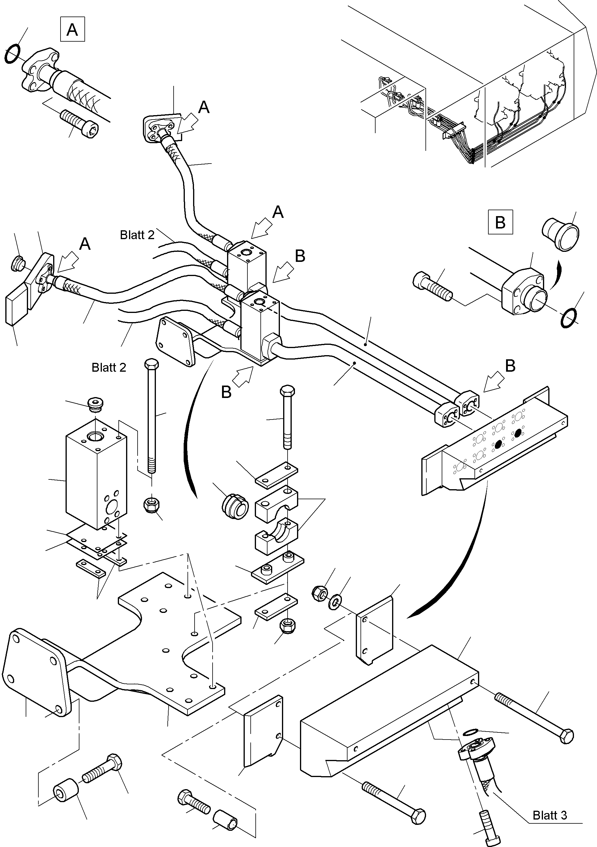 Support plate 950 002 40 KOMATSU