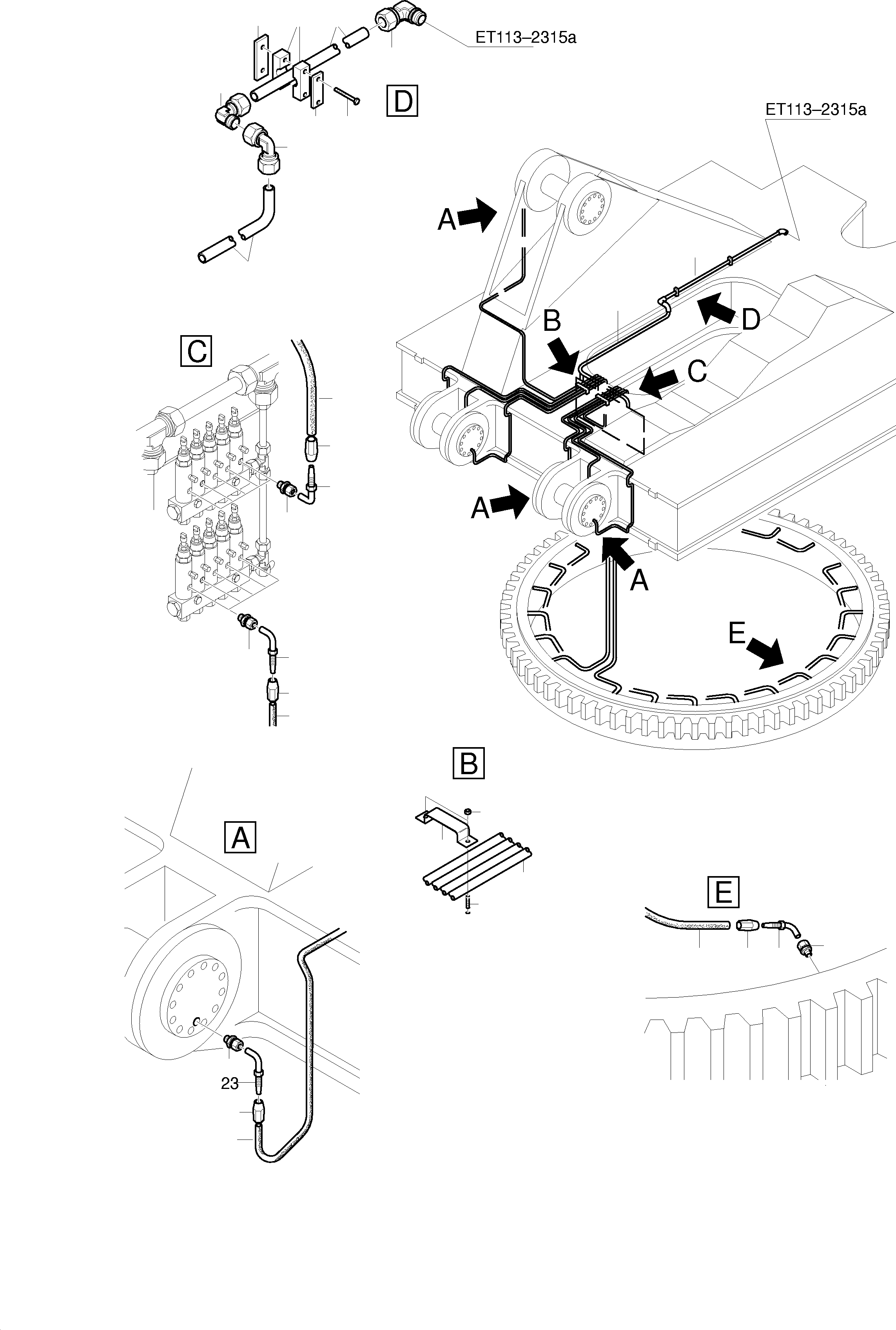 Монтажная пластина 872 087 40 KOMATSU