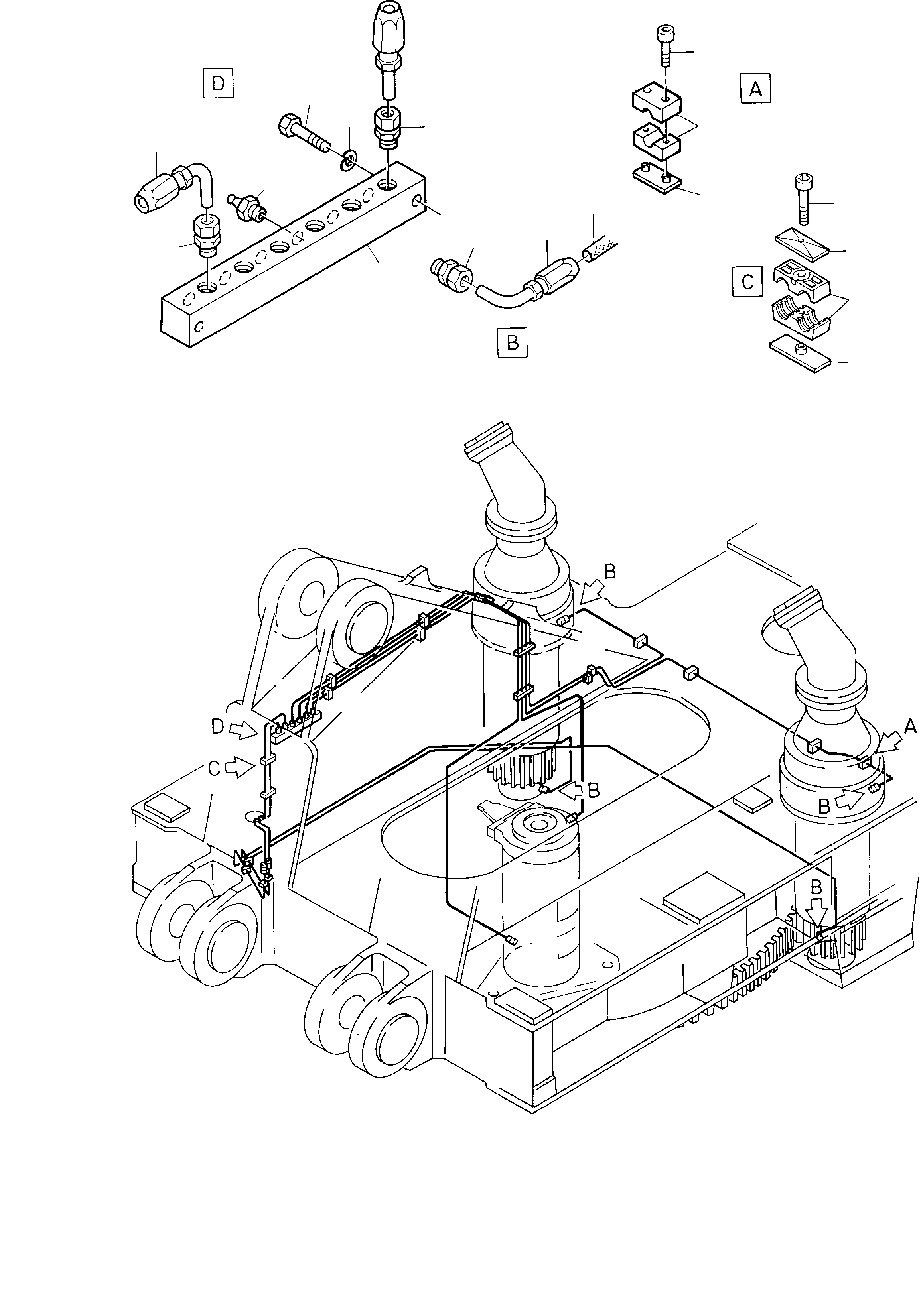 Полухомут 502 932 99 KOMATSU