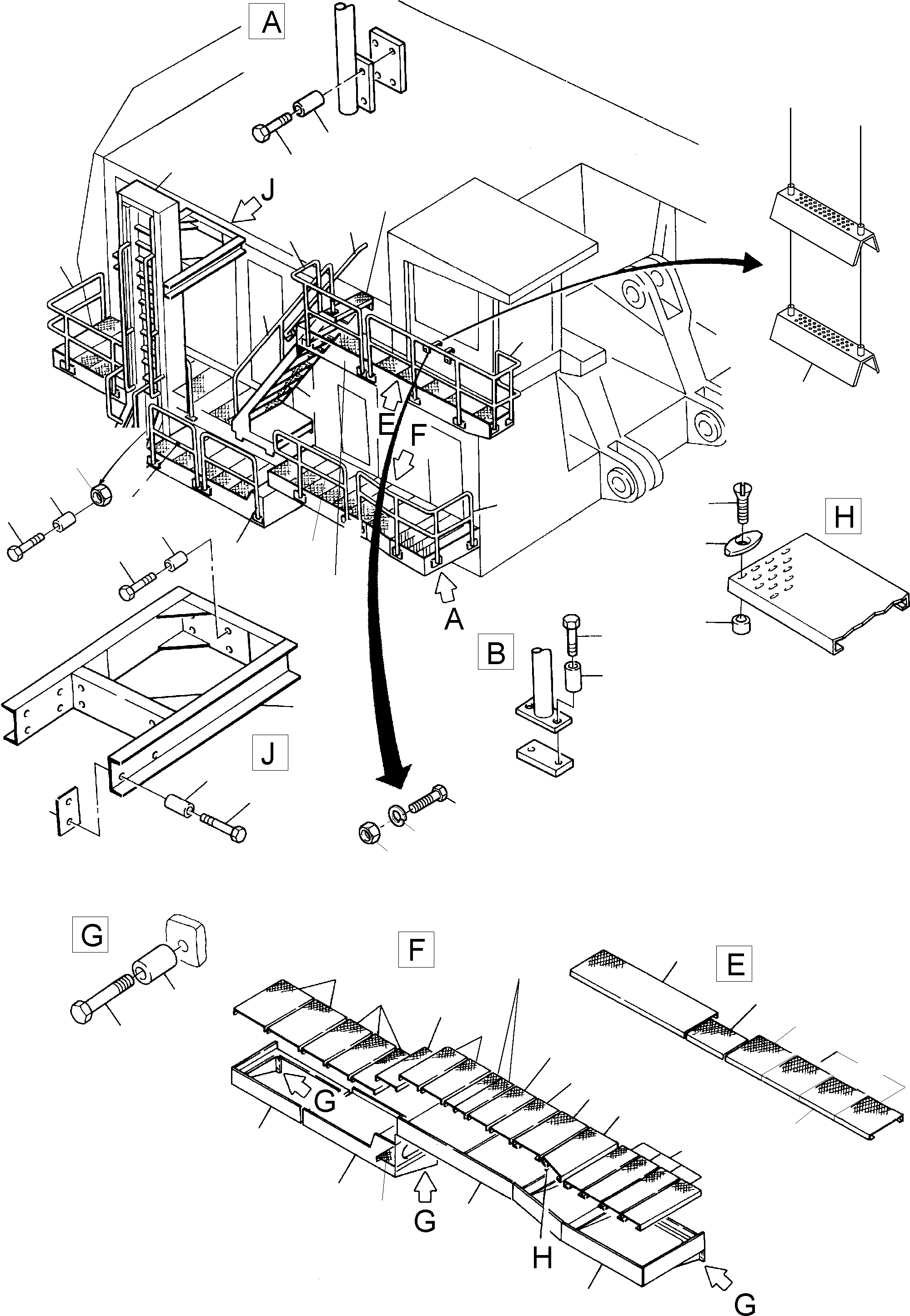 Stairway 899 720 40 KOMATSU